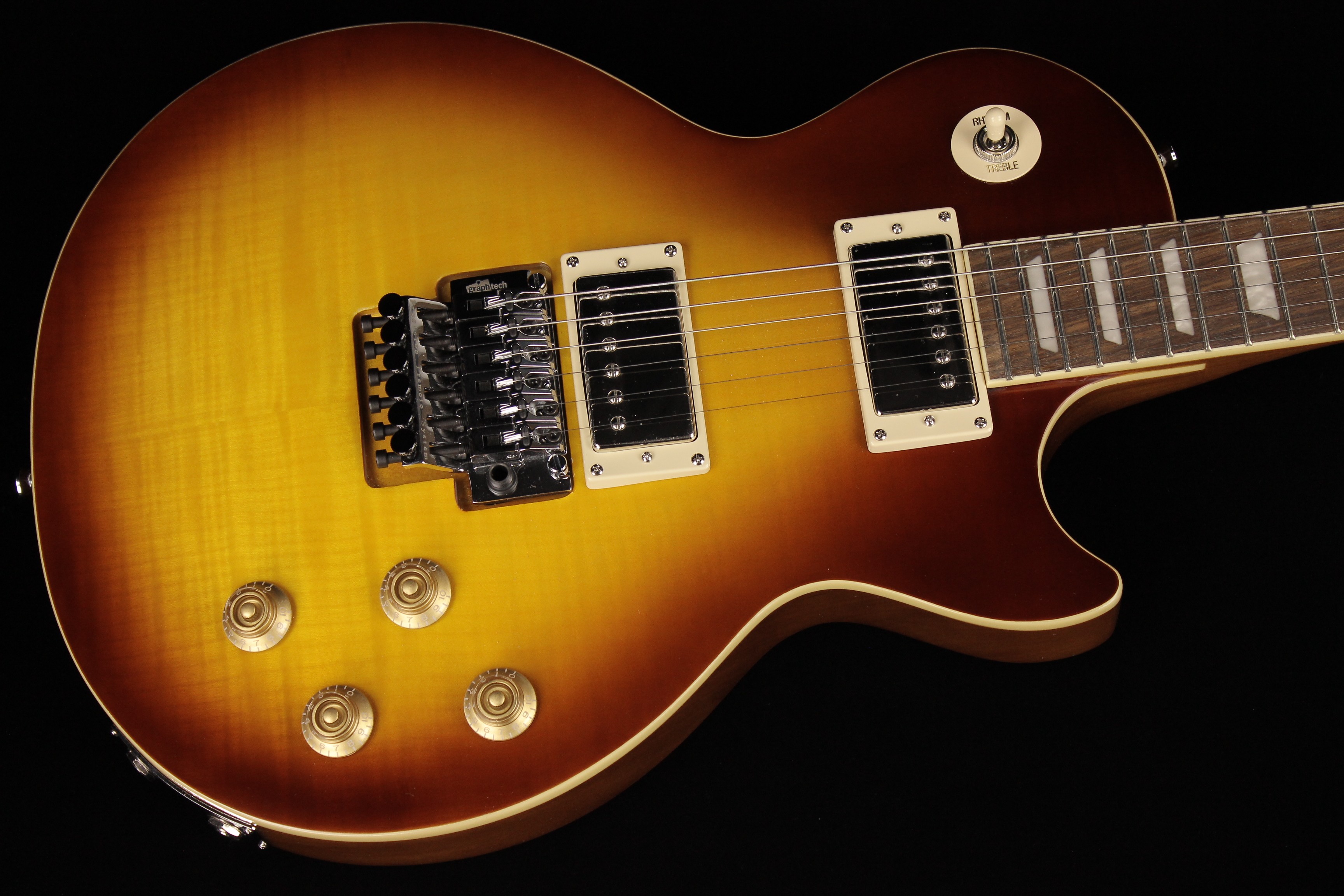 Epiphone alex lifeson les paul axcess on sale viceroy brown