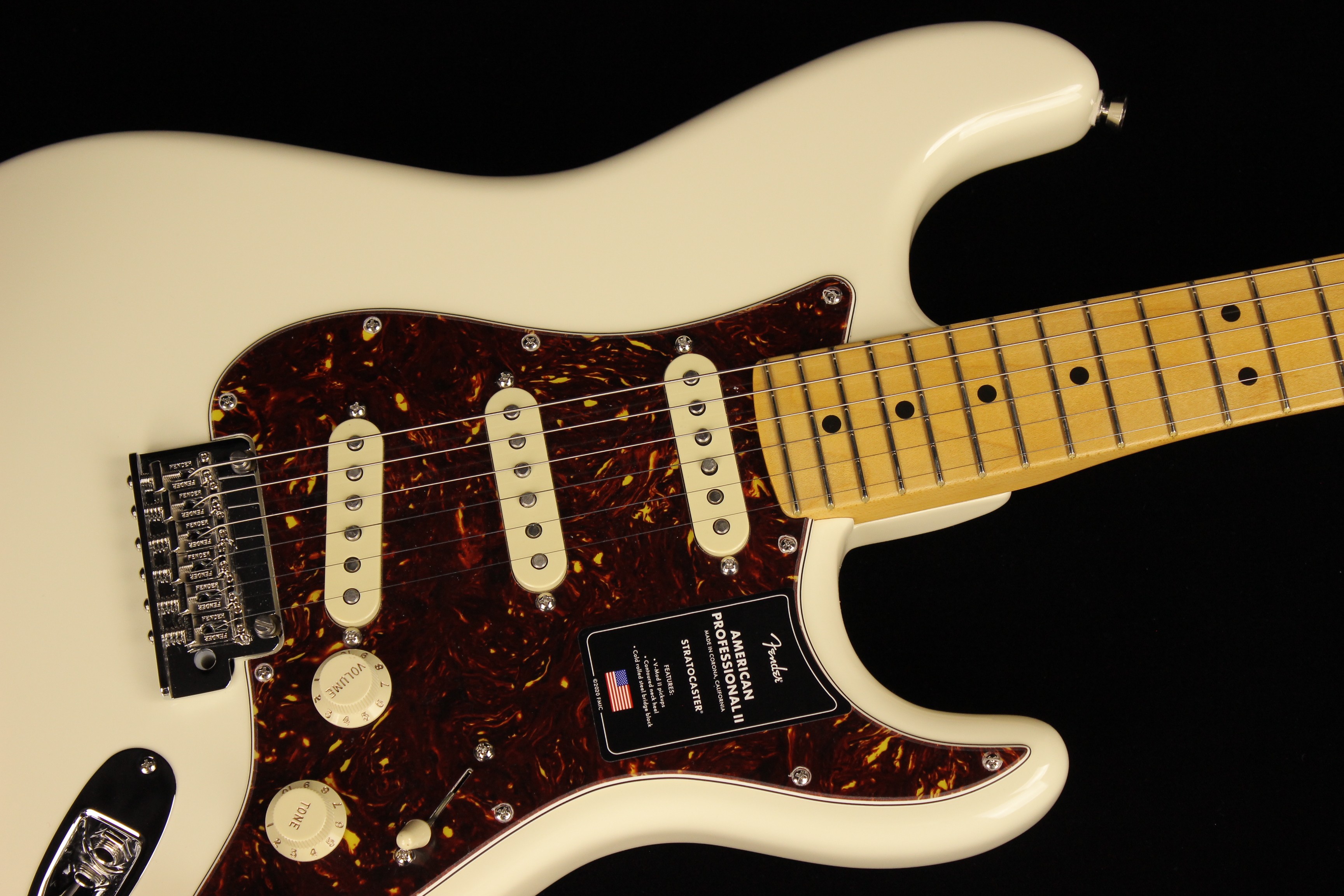 Fender - American Professional II Stratocaster Mn Olympic White