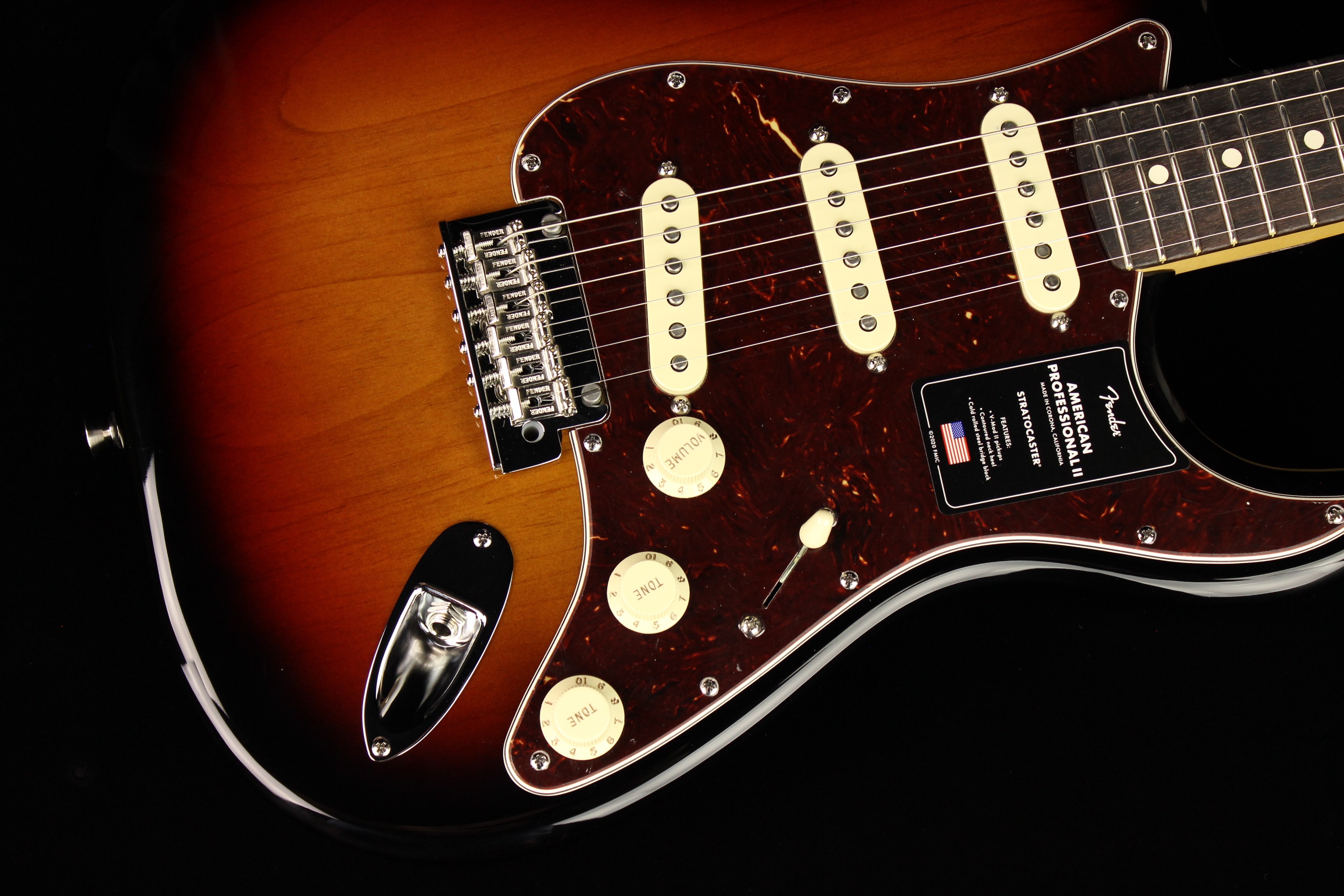 Fender American Professional II Stratocaster 3 Color Sunburst SN