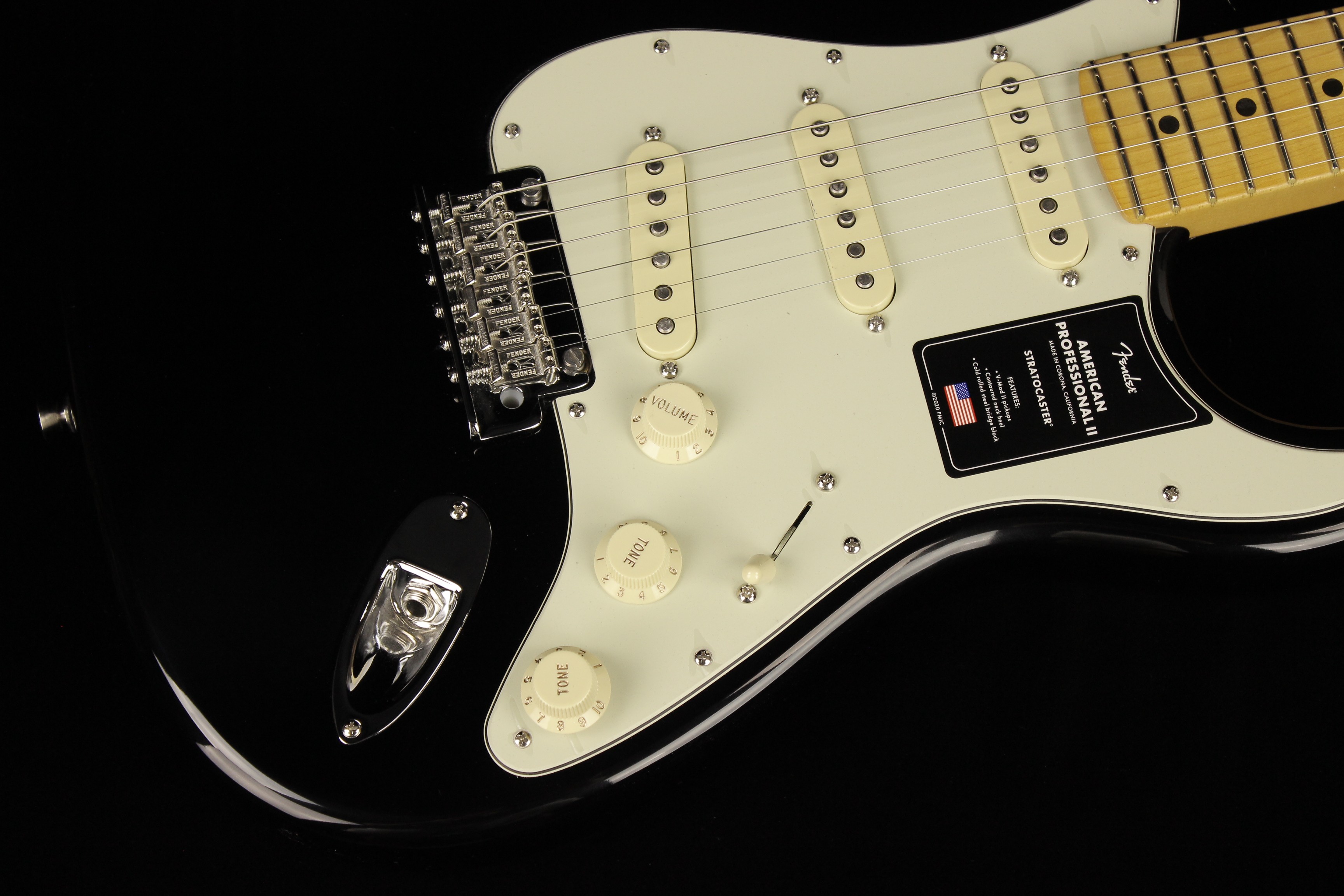 Fender Electric Guitars - American Professional II Stratocaster - Black