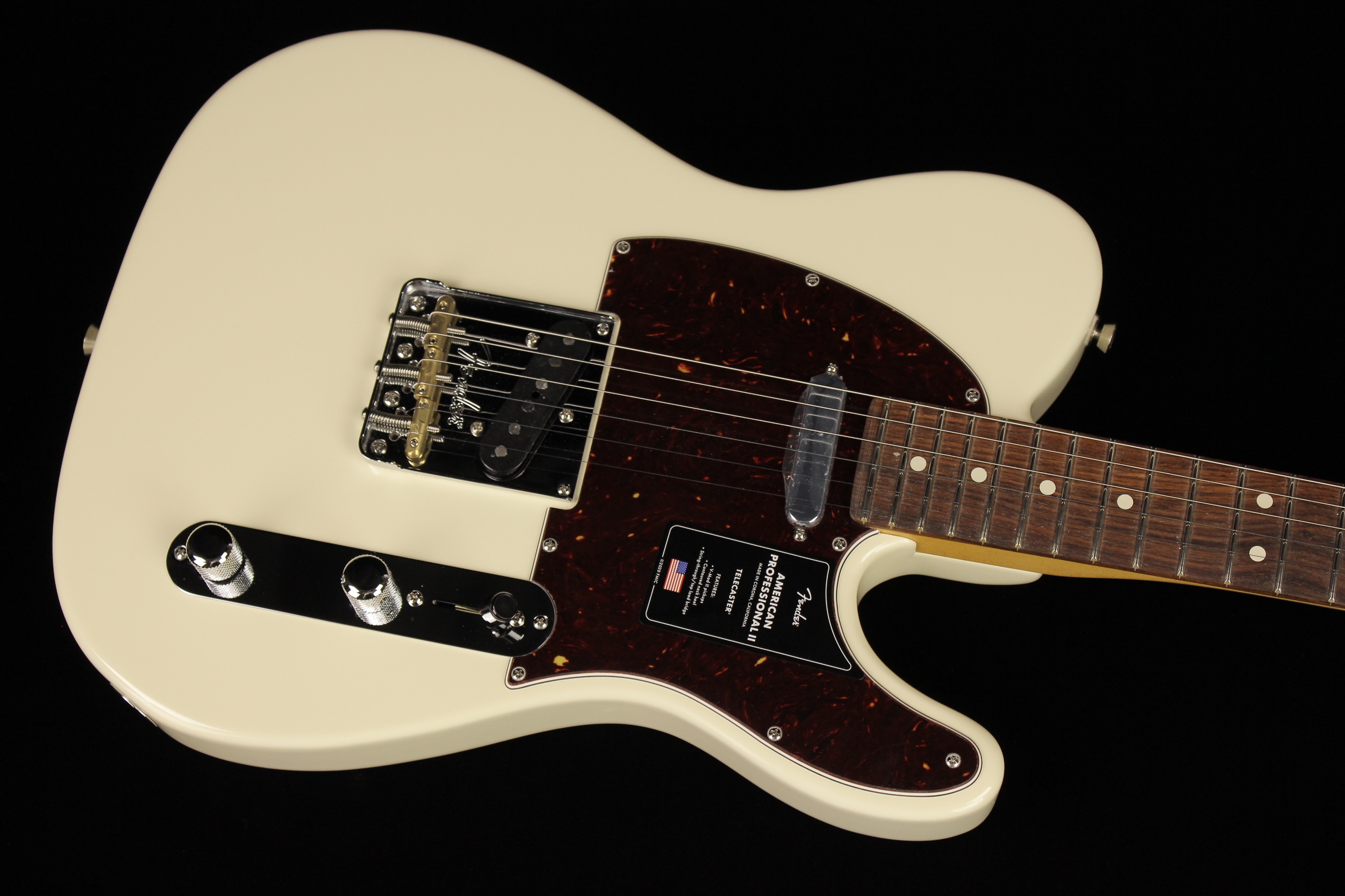 Fender American Professional II Telecaster Olympic White (SN: US21037557) | Gino Guitars