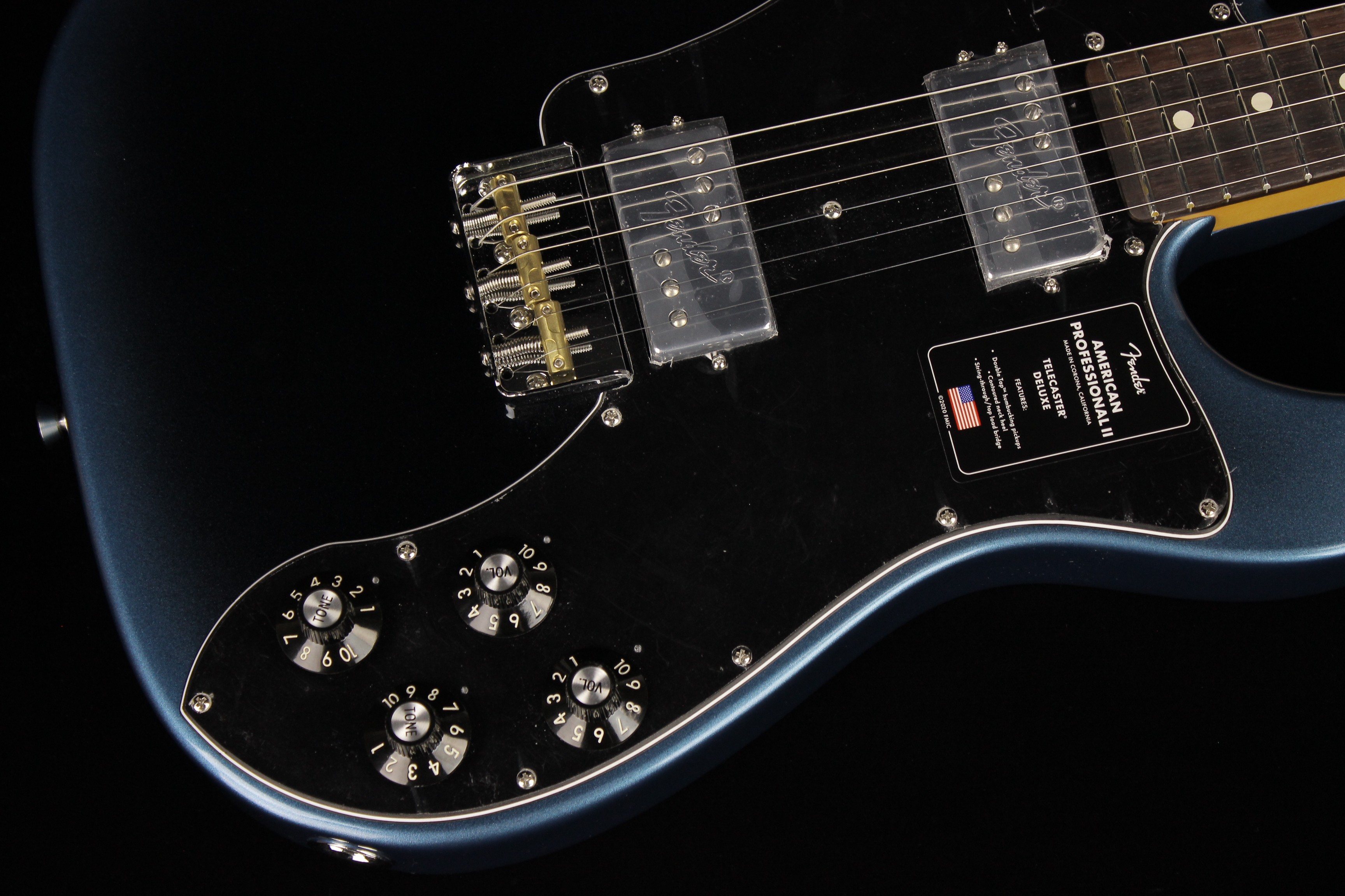 Fender American Professional II Telecaster Deluxe Dark Night (SN:  US22024776) | Gino Guitars