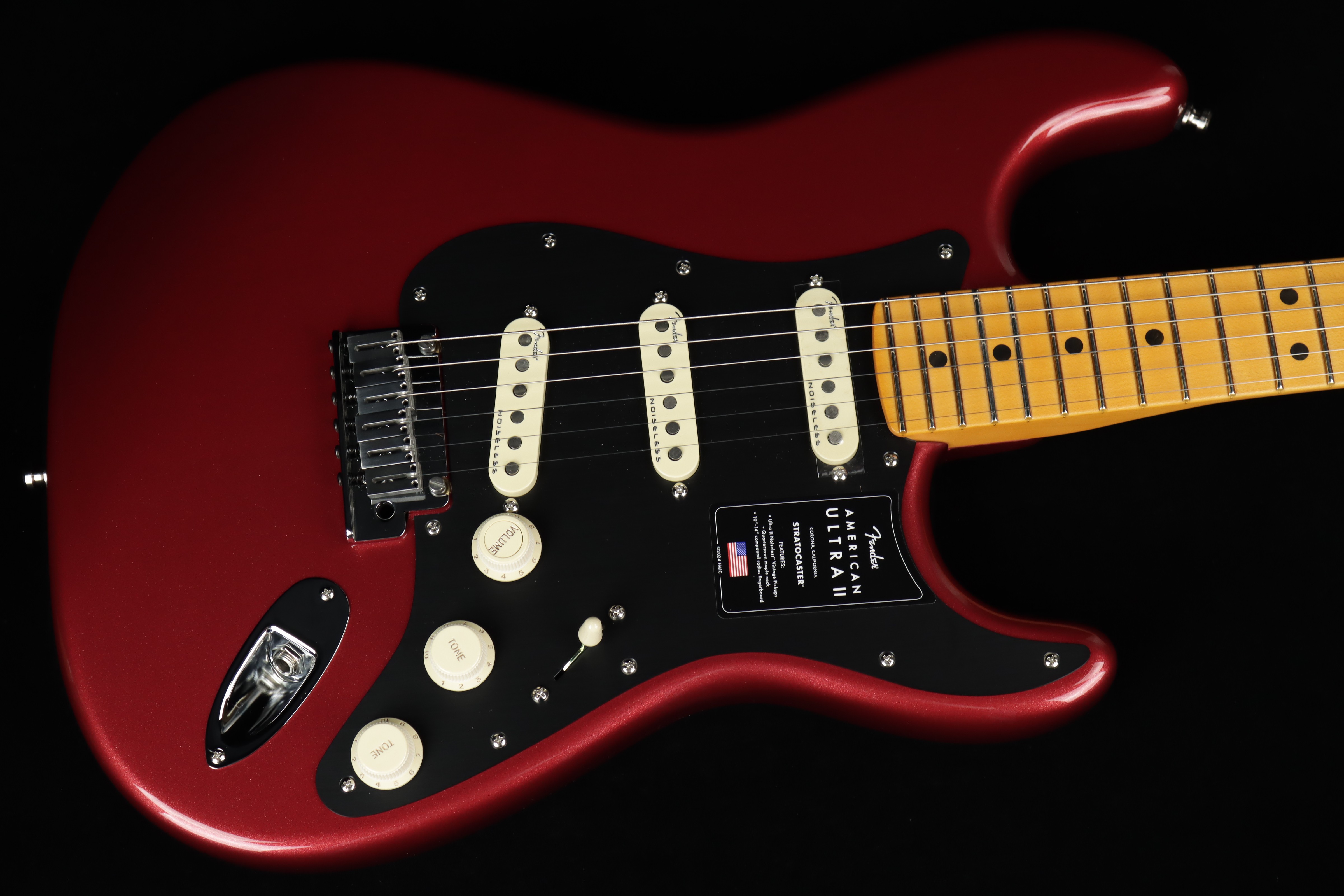 Fender American Ultra II Stratocaster Sinister Red (SN