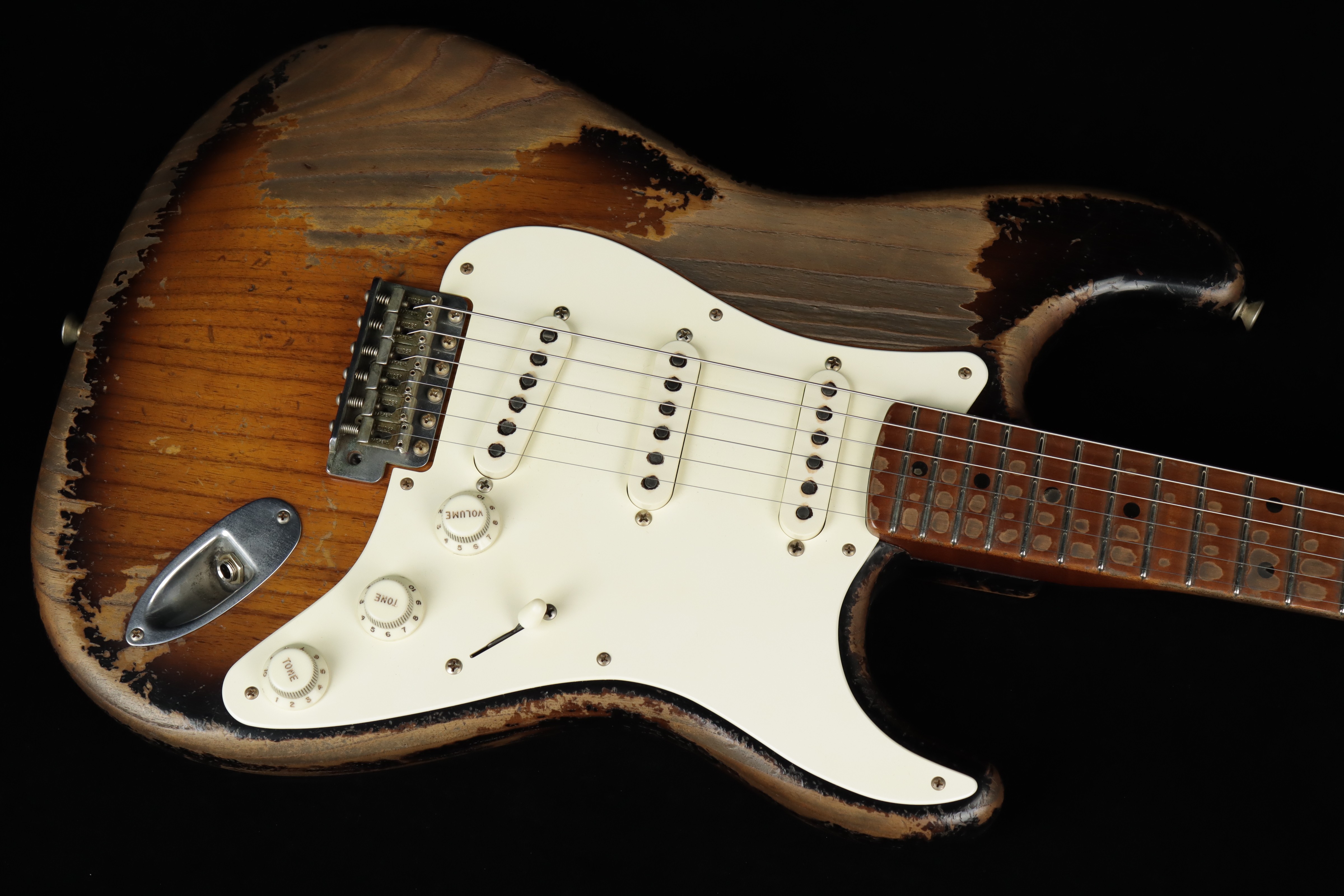 Heavy Relic Strato Style alnico P-90×2 Heavy Relic Strato Style