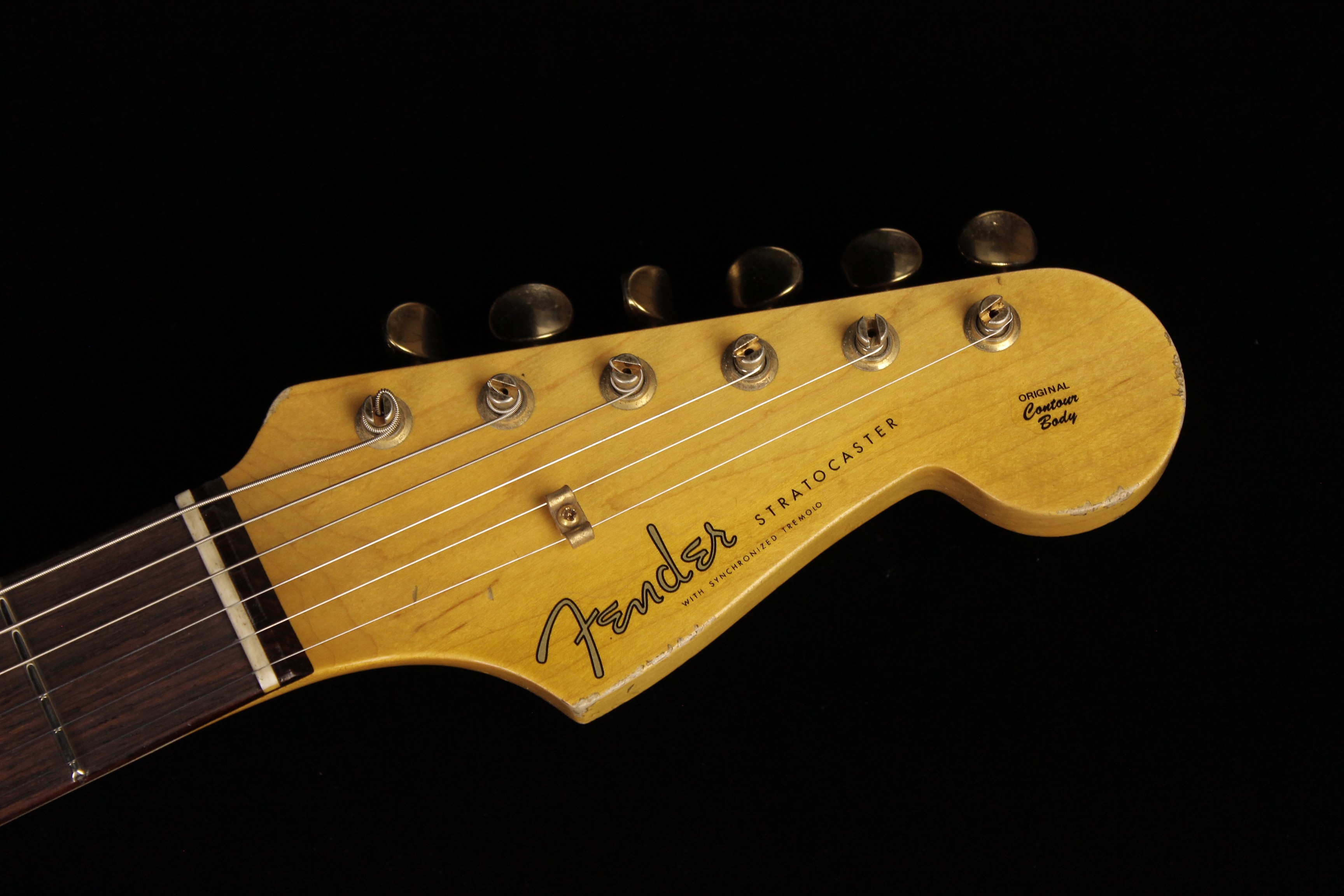Fender Custom 1962 Stratocaster Heavy Relic Aged Black (SN