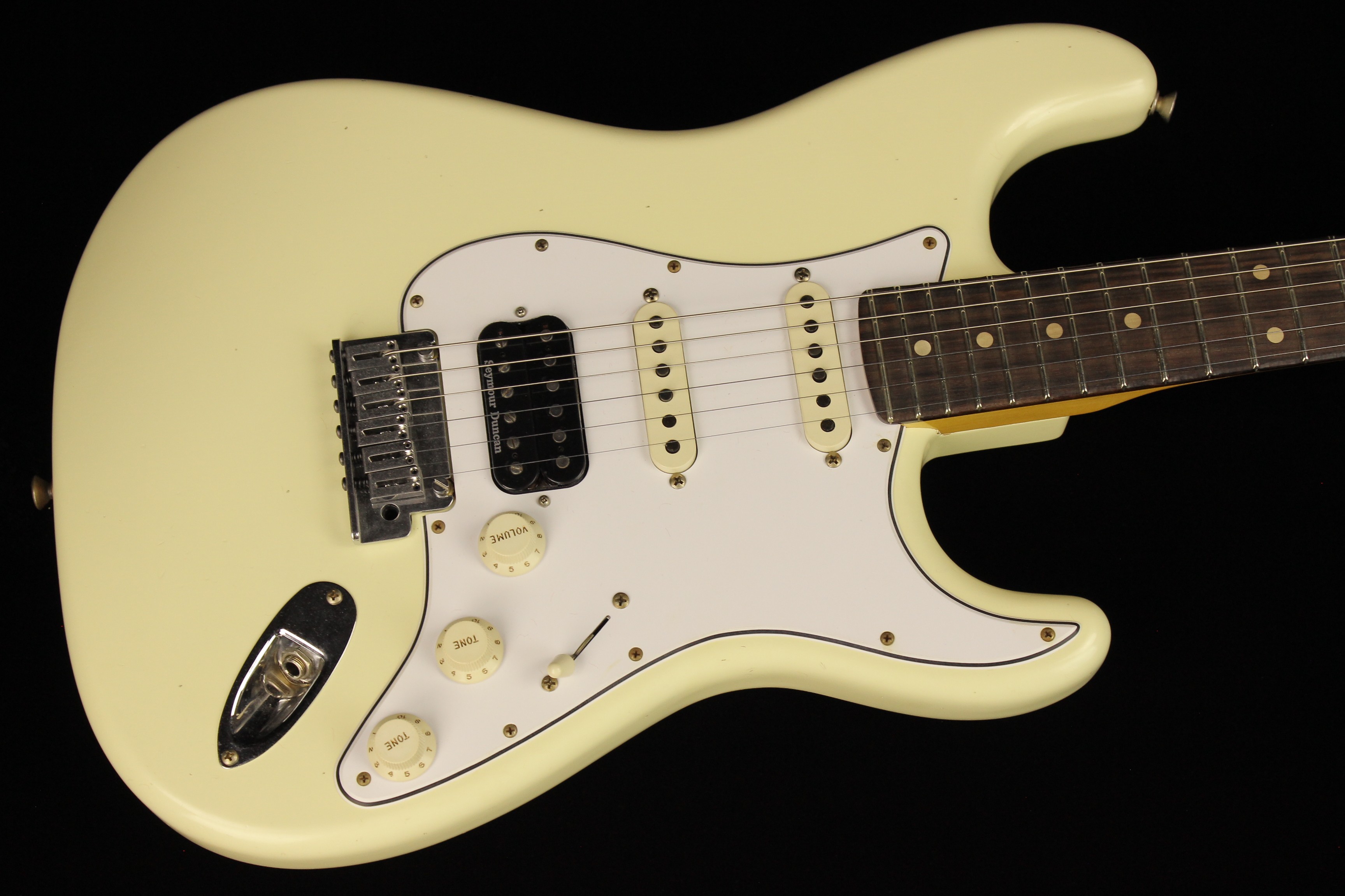 Fender Custom 1963 Stratocaster HSS Journeyman Relic Vintage White SN CZ559458 Gino Guitars