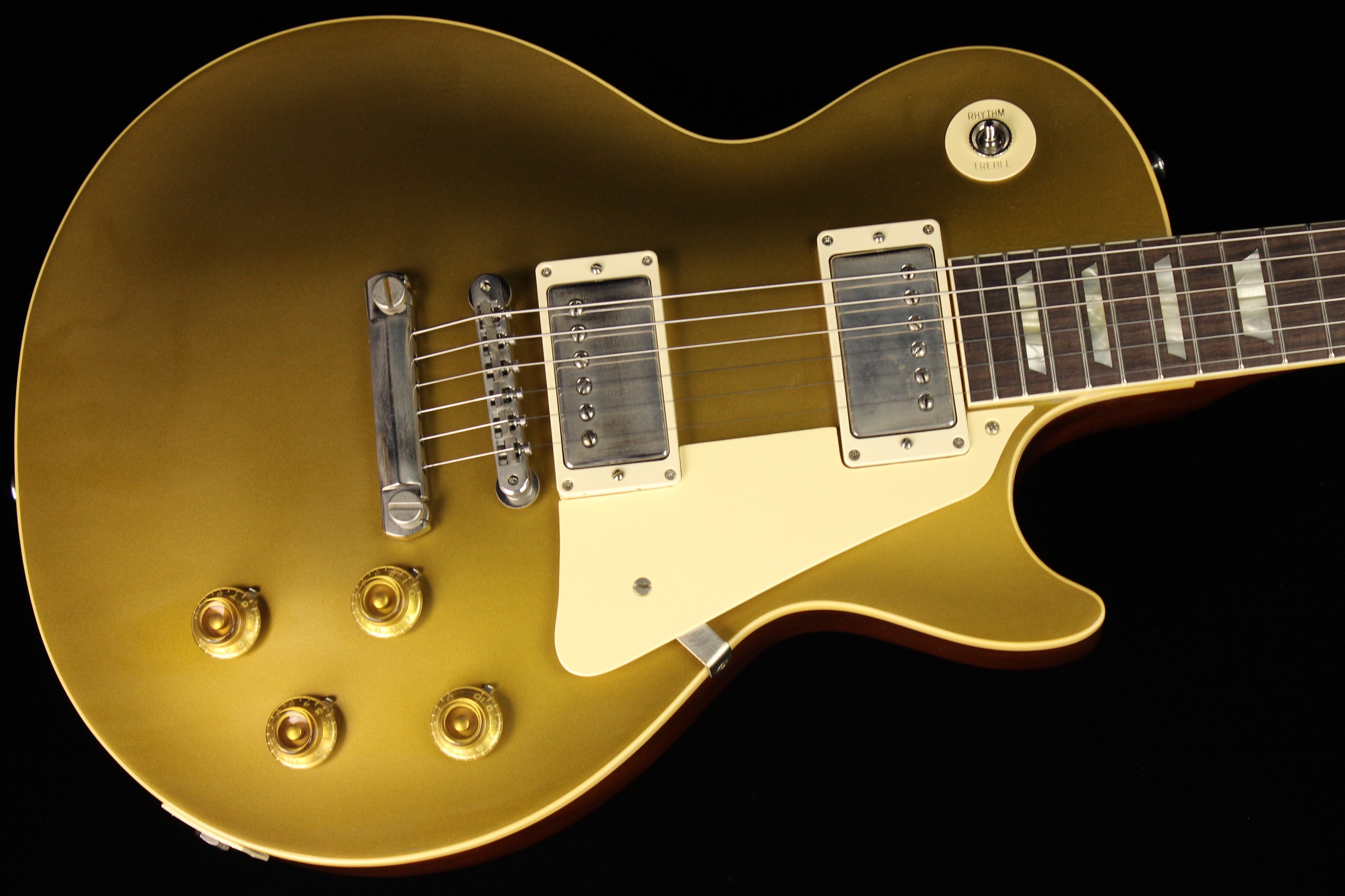 Gibson Custom 1957 Les Paul Goldtop Darkback Reissue VOS Double Gold (SN 71059) Gino Guitars