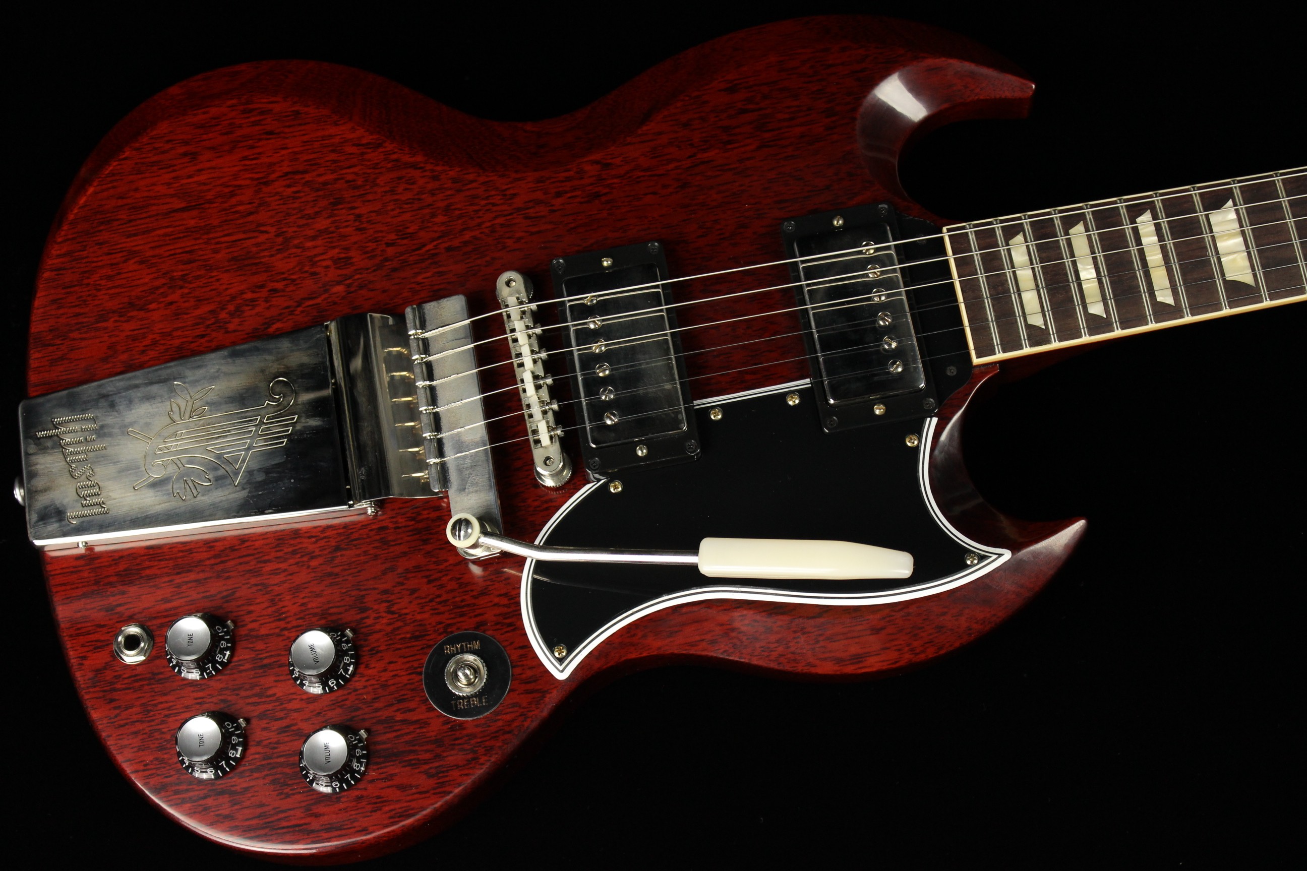 Gibson Custom 1964 SG Standard Reissue w/ Maestro Vibrola VOS Cherry (SN:  091462) Gino Guitars