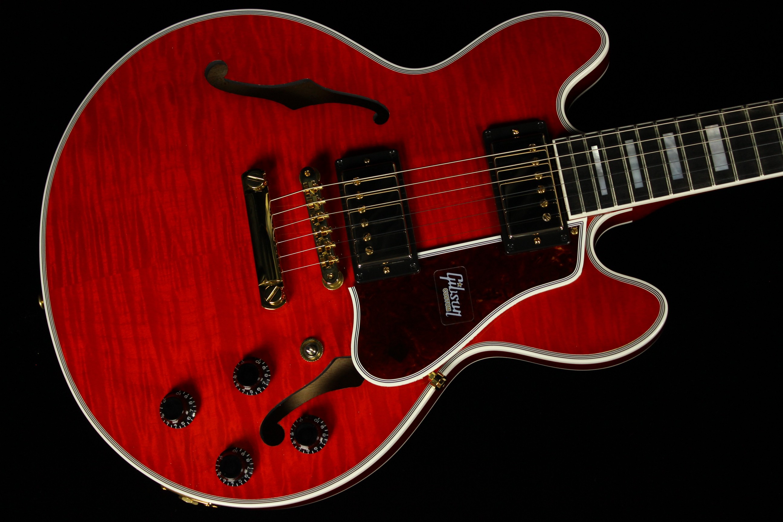 Gibson Custom CS 356 Figured Faded Cherry SN CS900825 Gino Guitars