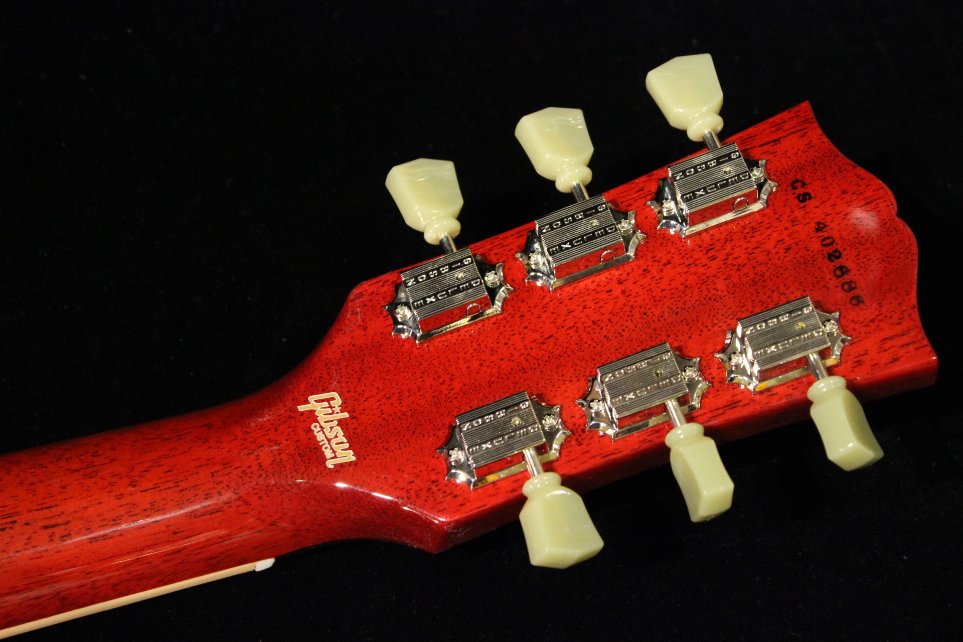 人気の新作 Les Custom Gibson Paul (SN Fade Merlot Plaintop 5 Class ギター