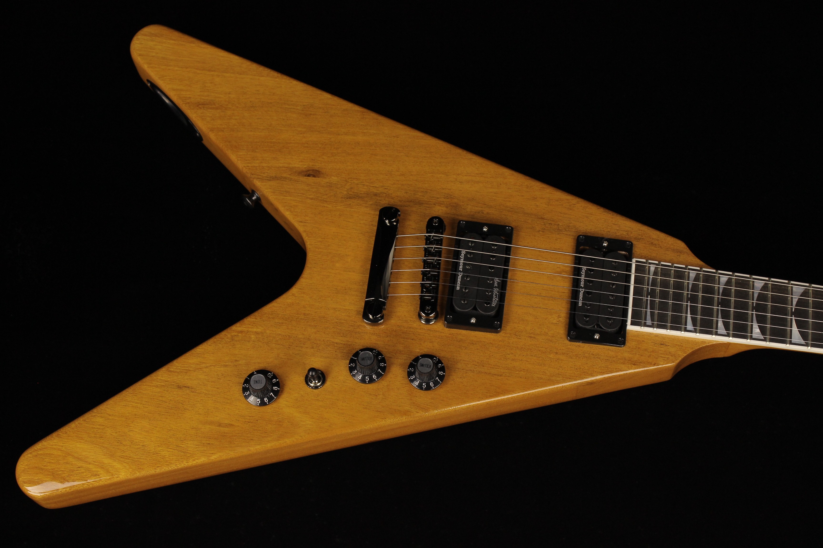 Gibson  Dave Mustaine Flying V EXP Antique Natural