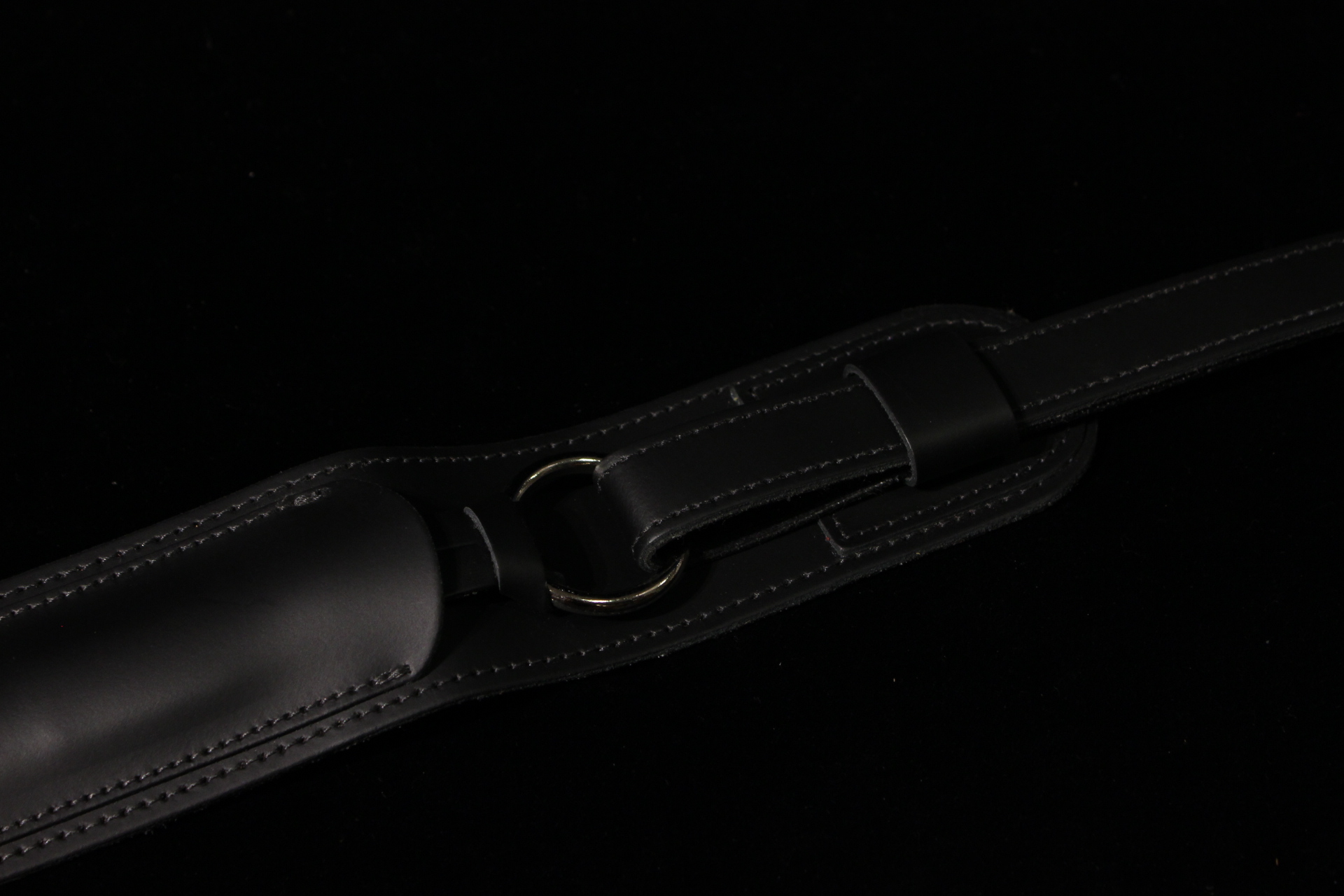 Gibson Gear ASSS-BLK Slingshot Sangle en cuir Noir 