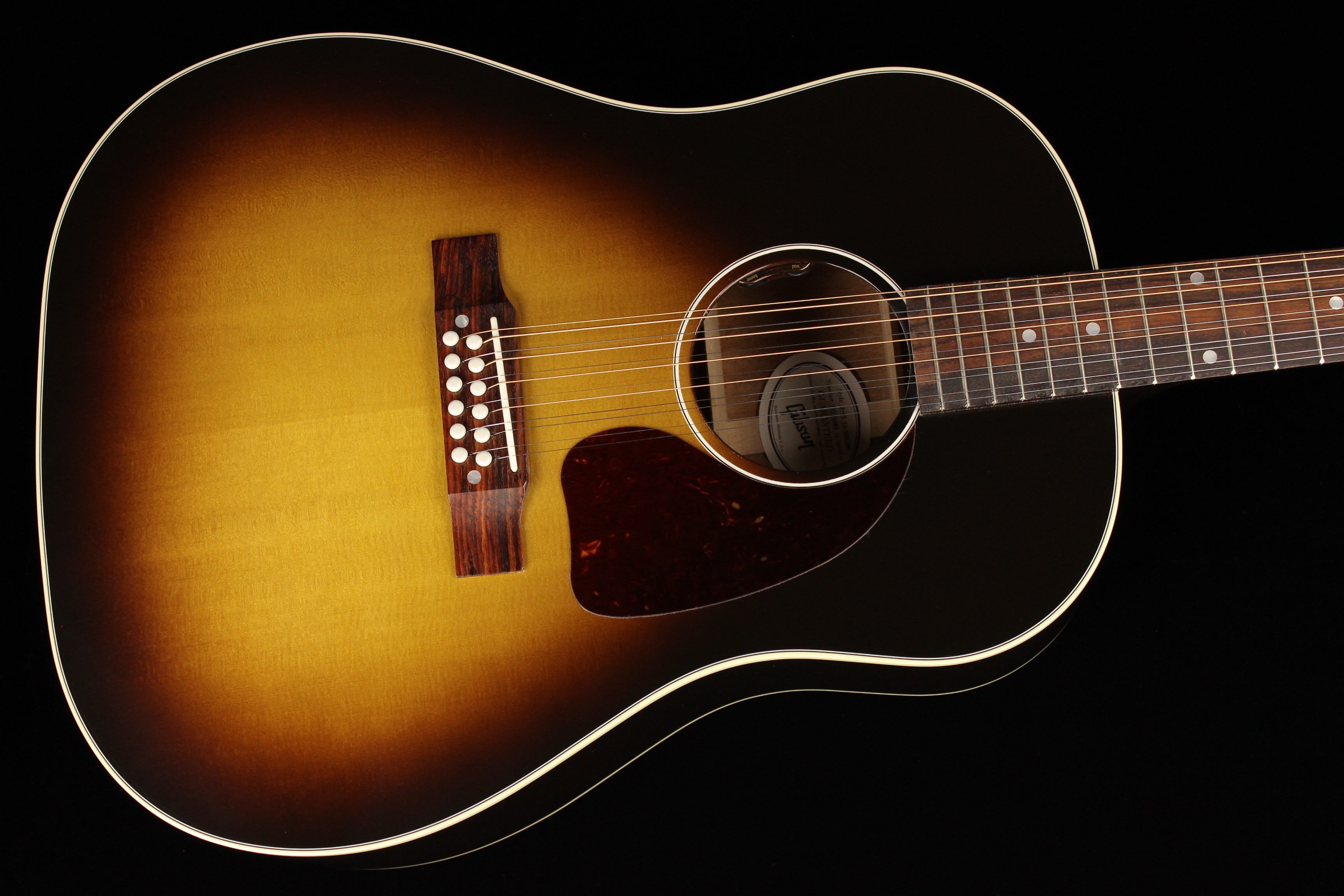 Gibson J 45 Standard 12 Strings Vintage Sunburst Sn Gino Guitars
