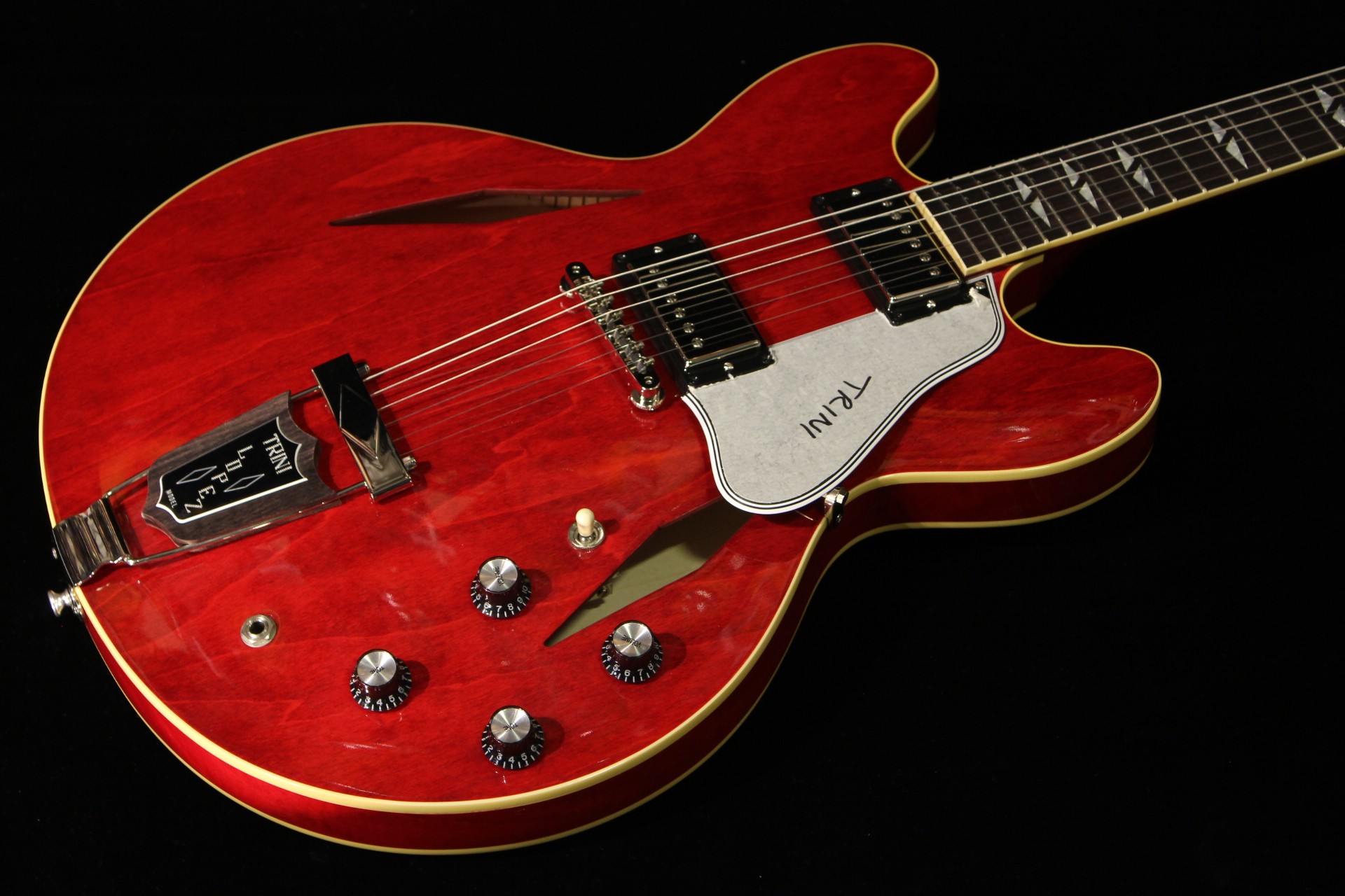 Gibson Memphis Trini Lopez ES-335 Standard Sixties Cherry (SN: 97 OF 250) |  Gino Guitars