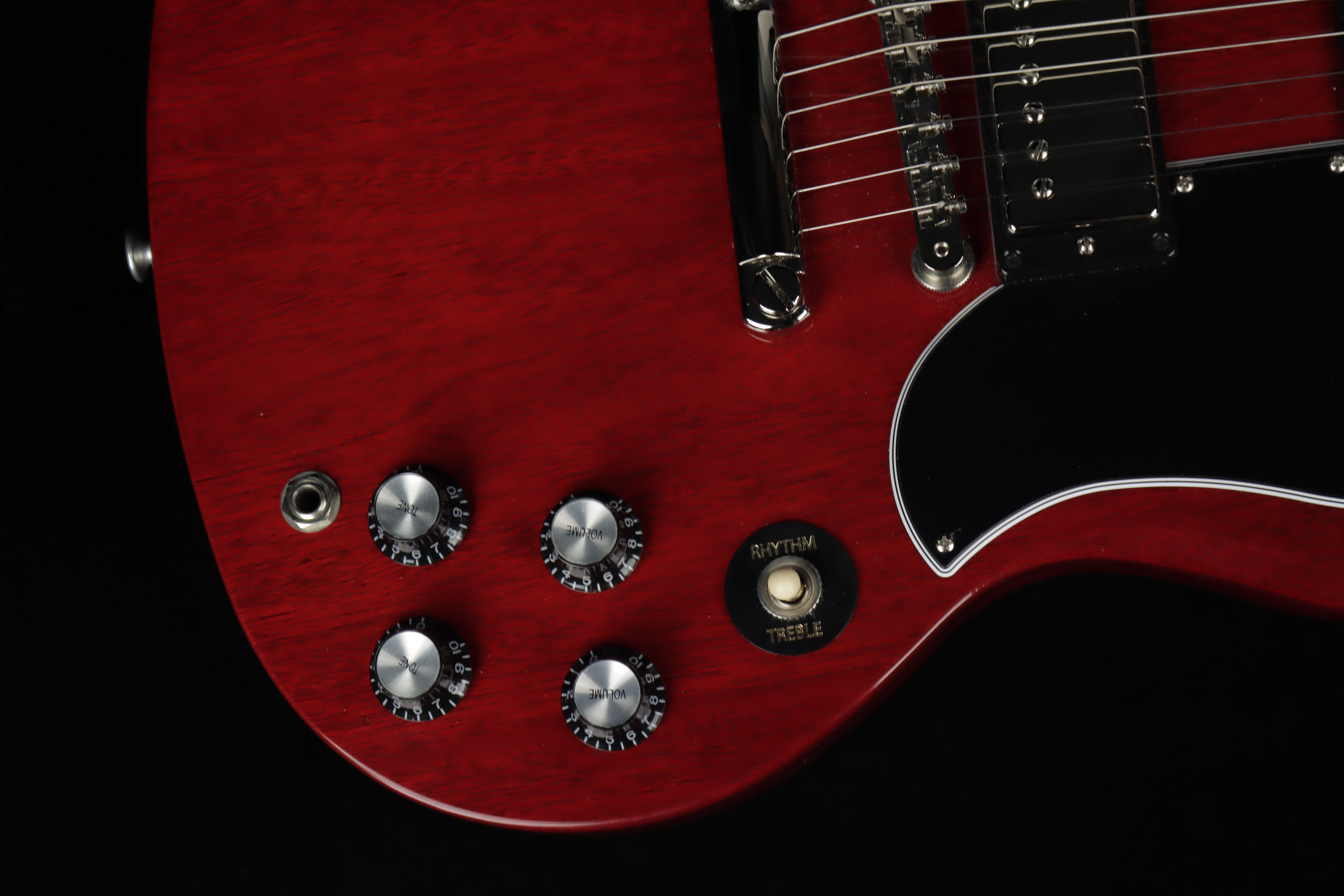 GIBSON SG STANDARD ‘61 Cherry SG STANDARD '61 VINTAGE CHERRY ELECTRIC GUITAR | Tom Lee Music