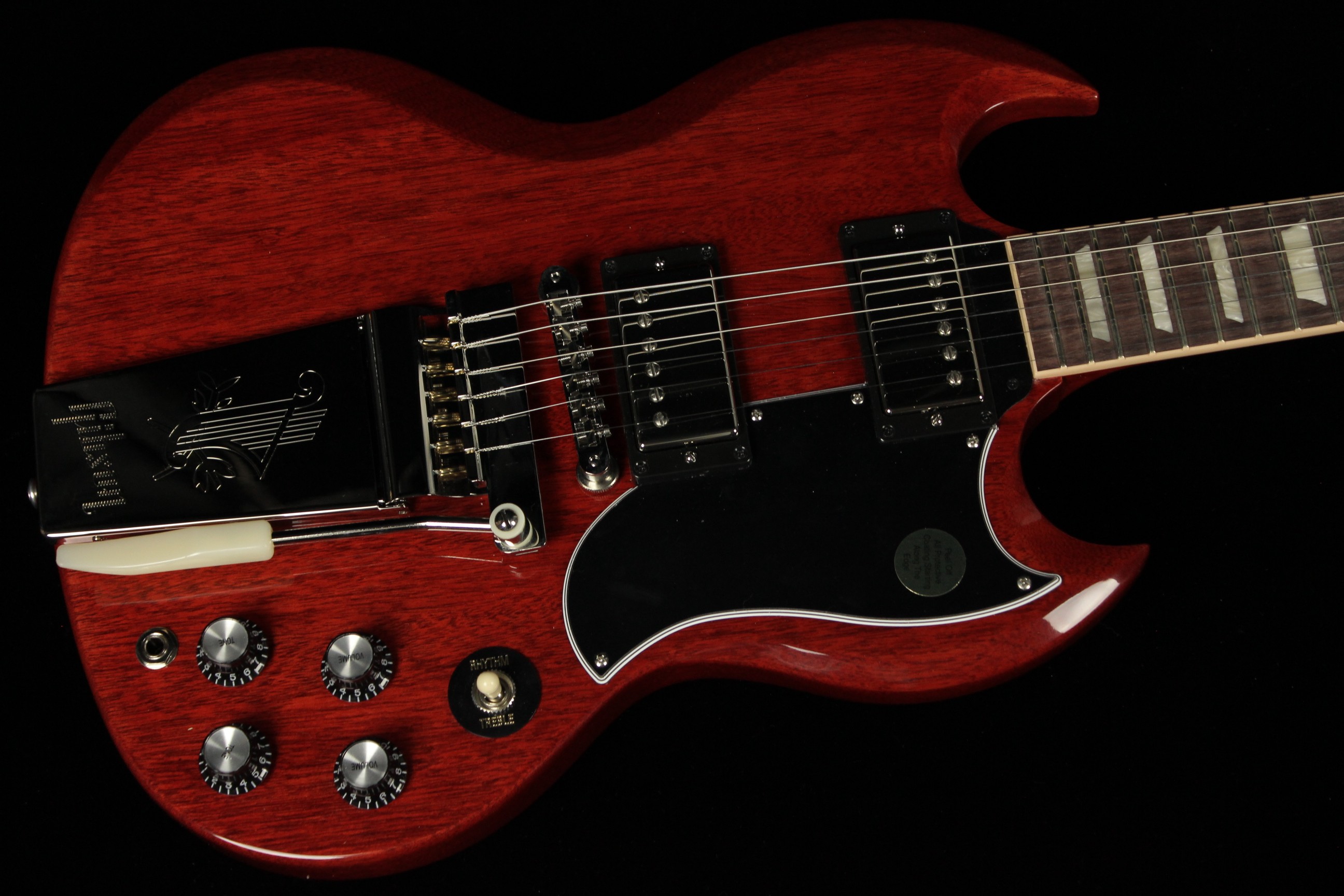 ギター Gibson USA SG Standard 61 MaestroVibrola Gibson SG Standard '61 Maestro Vibrola Vintage Cherry (SN