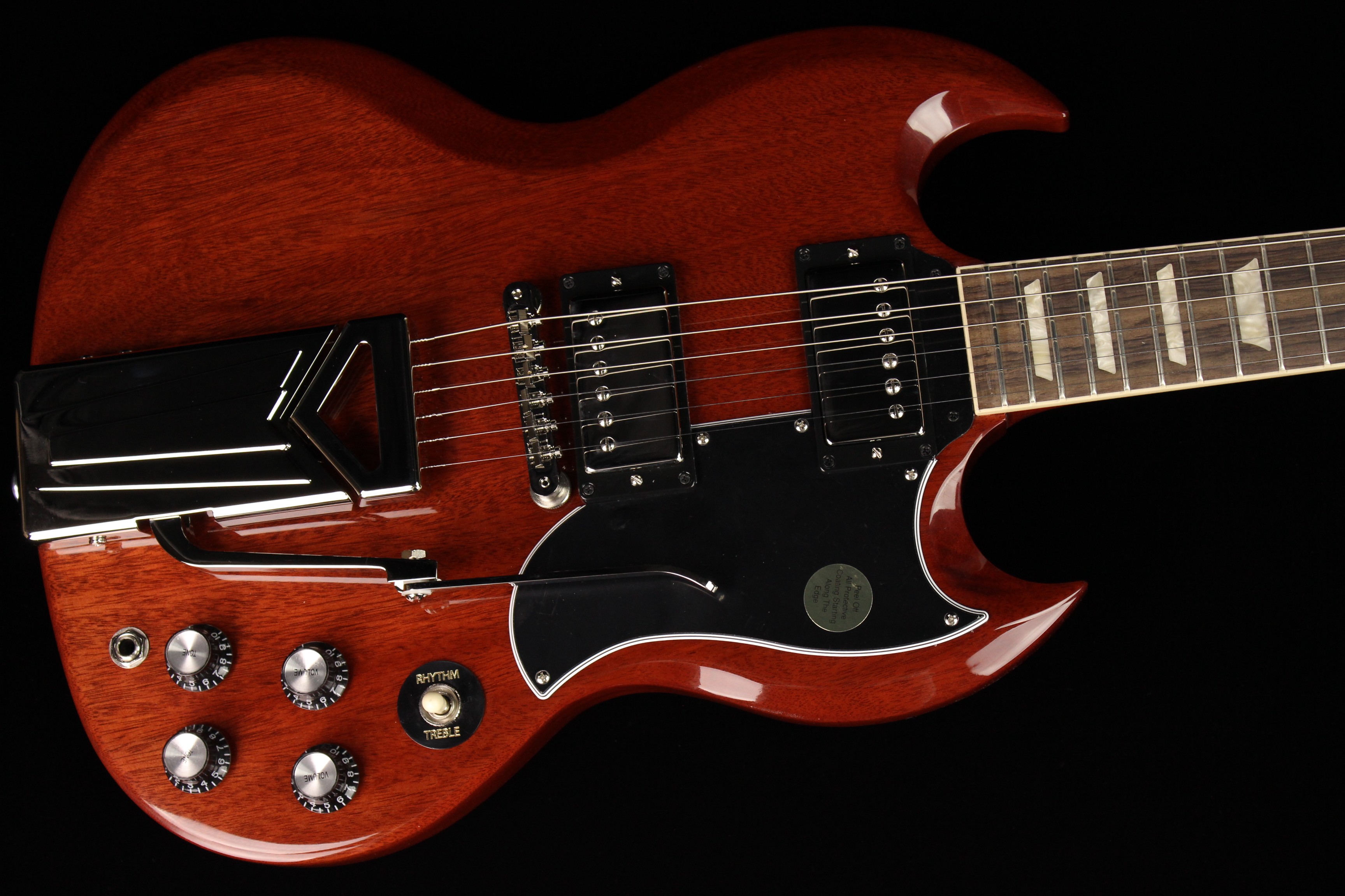 Gibson SG Standard '61 Sideways Vibrola Vintage Cherry (SN