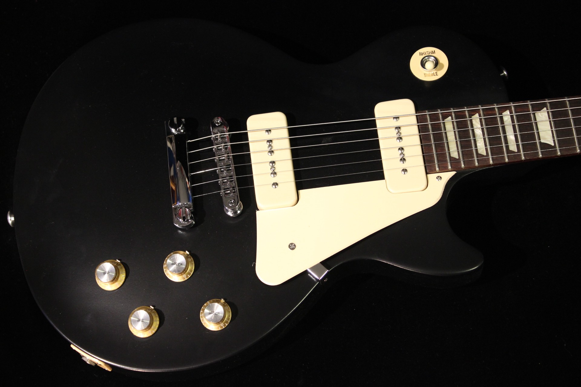 ødemark skæbnesvangre Neuropati Gibson Les Paul 60s Tribute T 2016 Satin Ebony (SN: 160002592) | Gino  Guitars