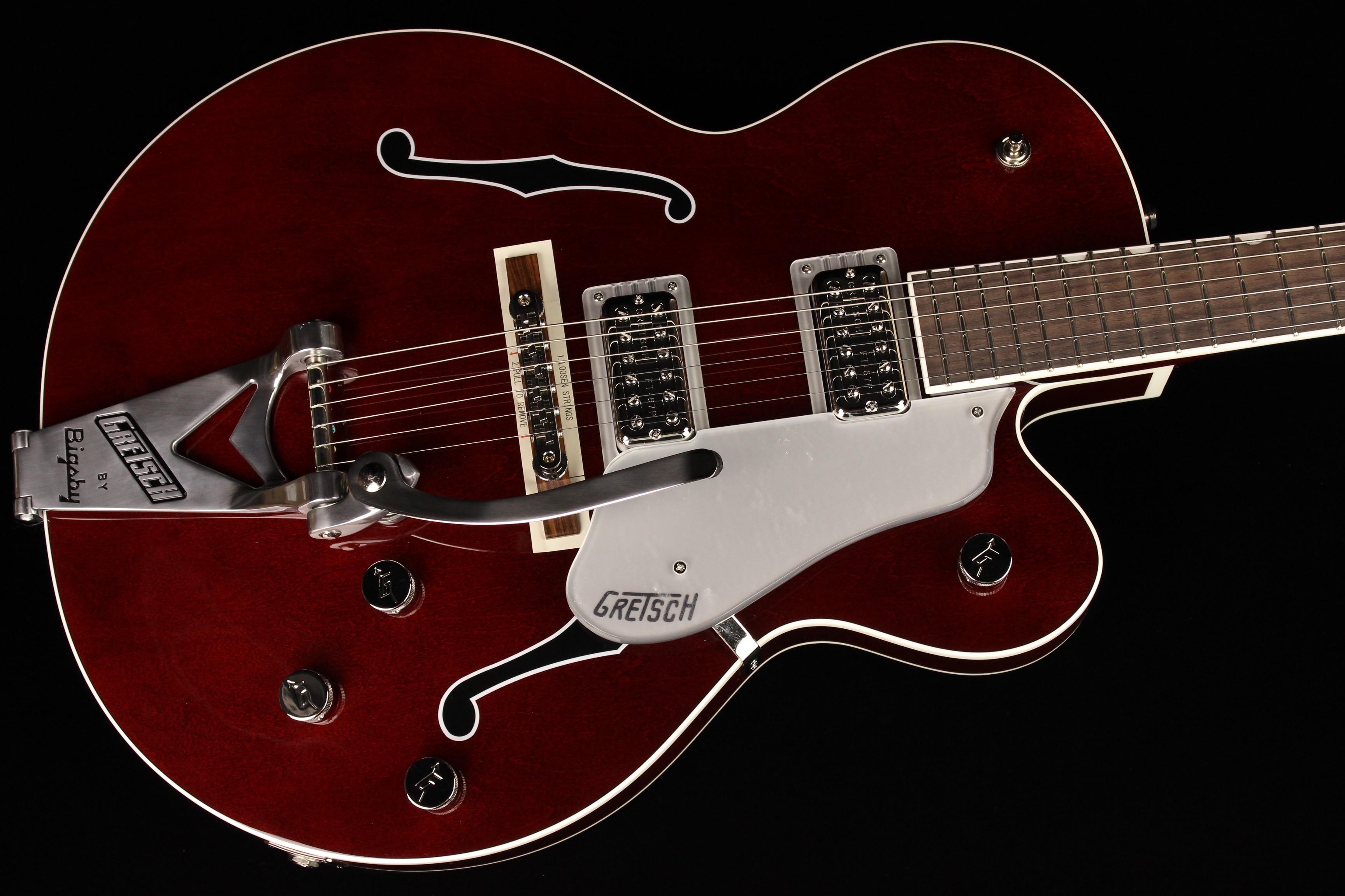 Gretsch G6119T-ET Players Edition Tennessee Rose Electrotone Dark Cherry  Stain (SN: JT21051836) | Gino Guitars