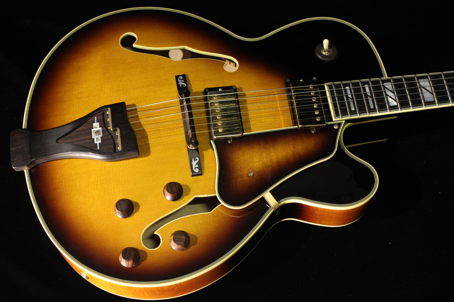 Ibanez GB200 George Benson Vintage Sunburst SN F0512010 Gino