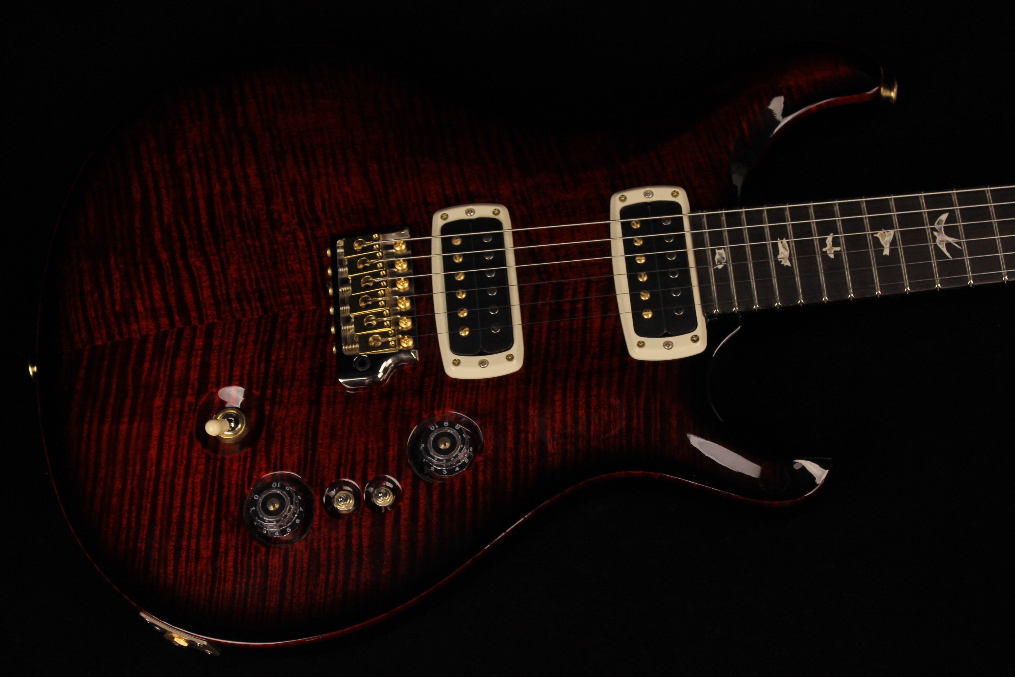 Paul Reed Smith Custom 24-08 10-Top Fire Smokeburst (SN