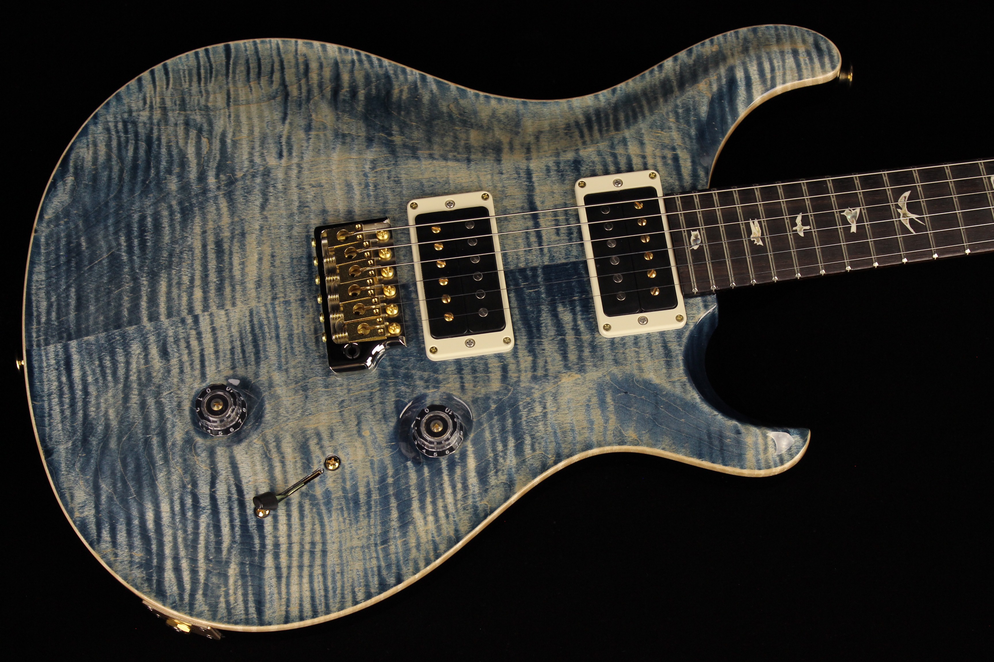 Paul Reed Smith Custom 24 10Top Black Gold Wrap Burst (SN 0356414) Gino Guitars
