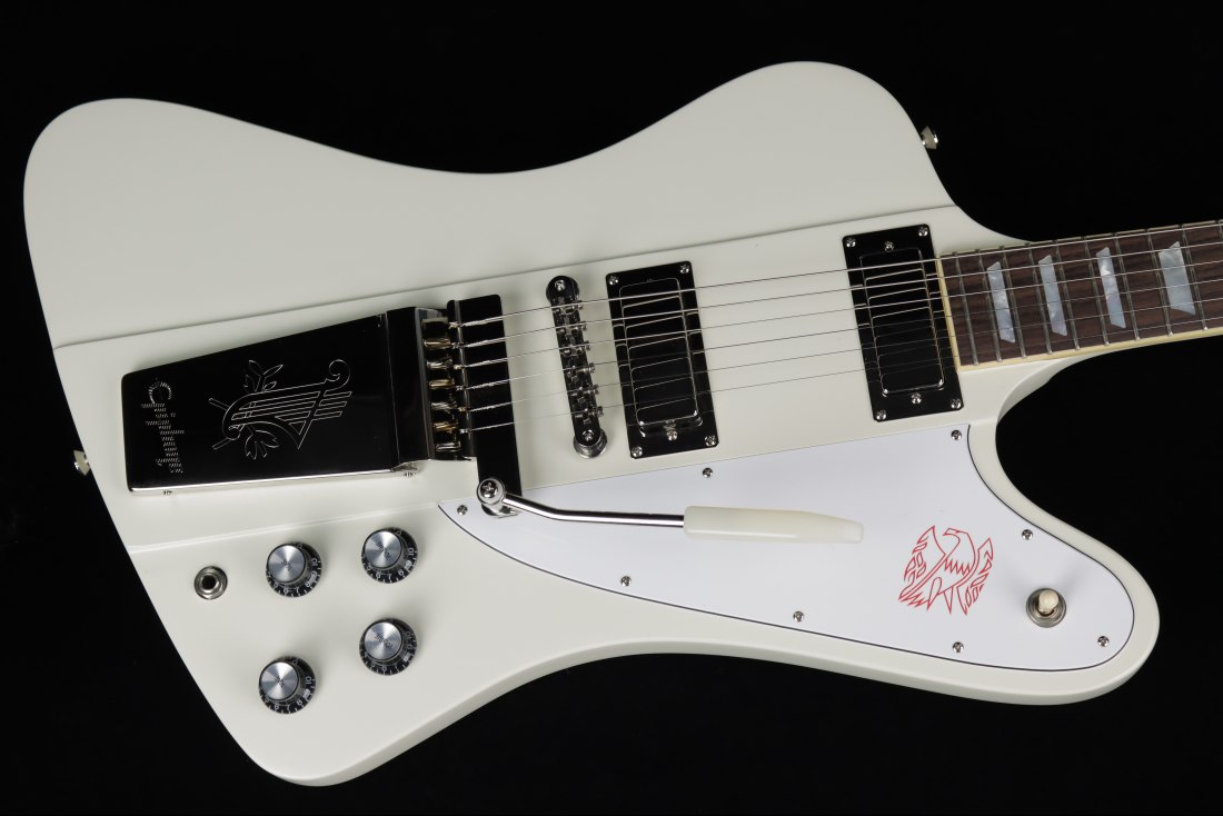 Epiphone 1963 Firebird V Maestro Vibrola Reissue - PW