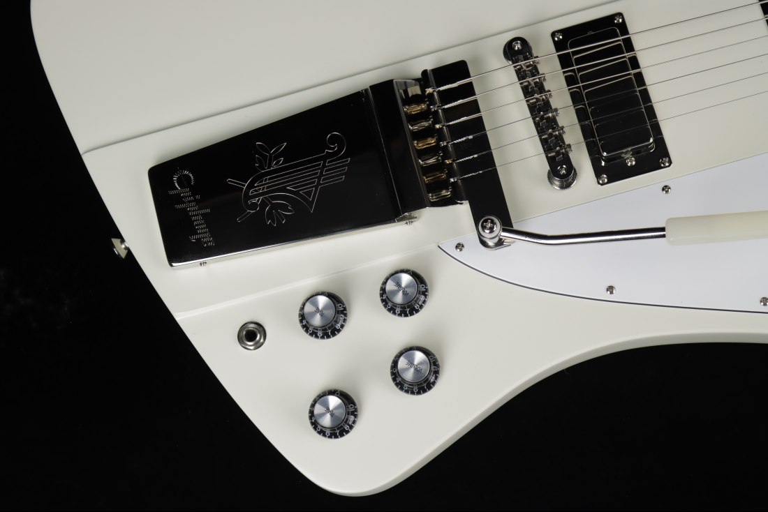 Epiphone 1963 Firebird V Maestro Vibrola Reissue - PW