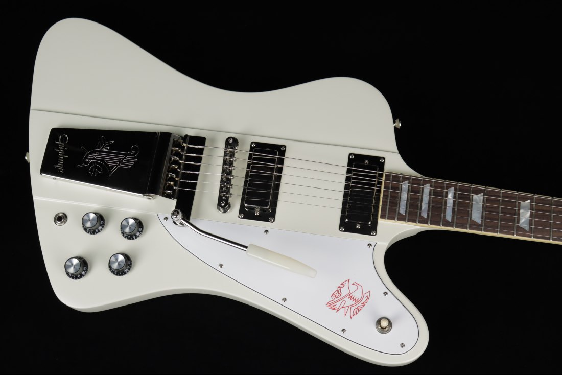 Epiphone 1963 Firebird V Maestro Vibrola Reissue - PW