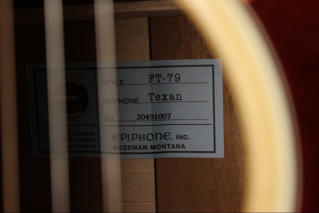 Epiphone USA Texan - AN