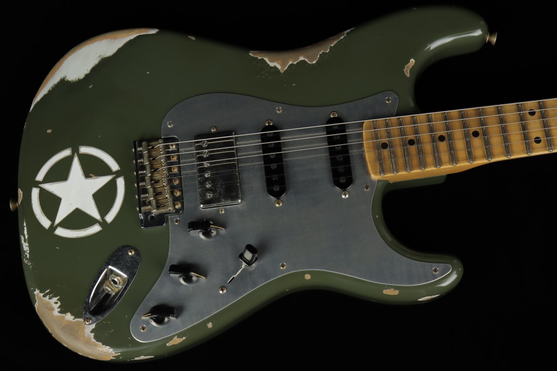 Fender Custom 1956 Stratocaster ARMY HSS Heavy Relic - ADG
