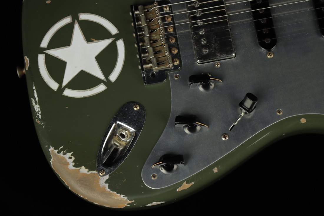 Fender Custom 1956 Stratocaster ARMY HSS Heavy Relic - ADG