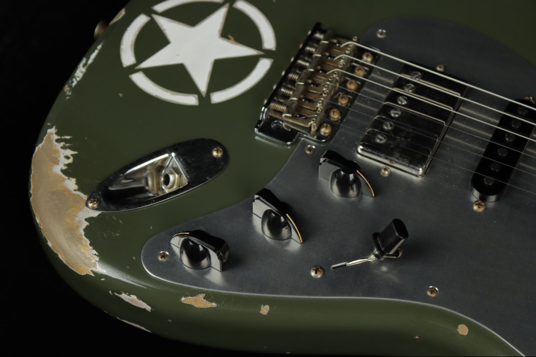 Fender Custom 1956 Stratocaster ARMY HSS Heavy Relic - ADG