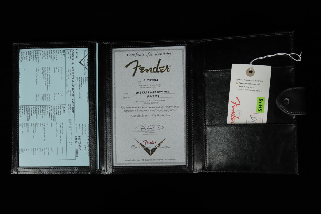 Fender Custom 1956 Stratocaster ARMY HSS Heavy Relic - ADG