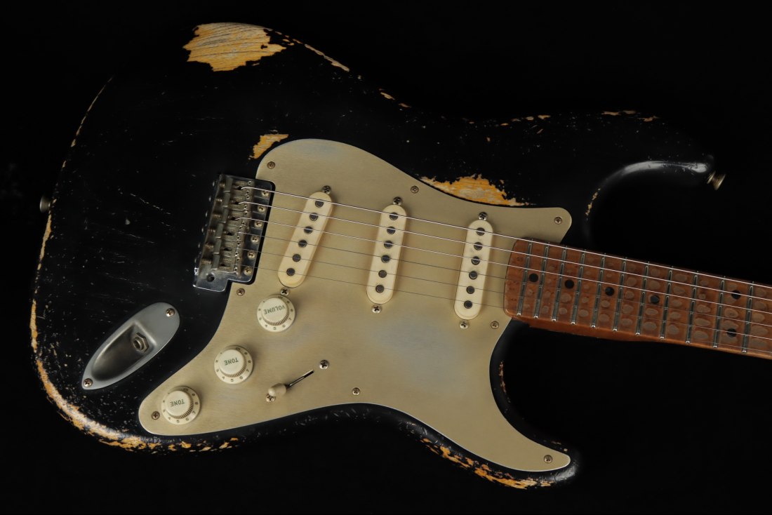 Fender Custom 1956 Stratocaster Heavy Relic Masterbuilt Andy Hicks - BLKoVBL
