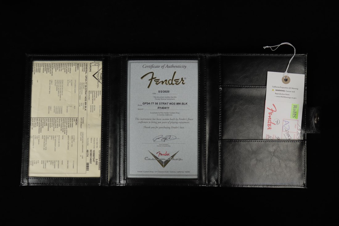 Fender Custom 1956 Stratocaster NOS - BLK