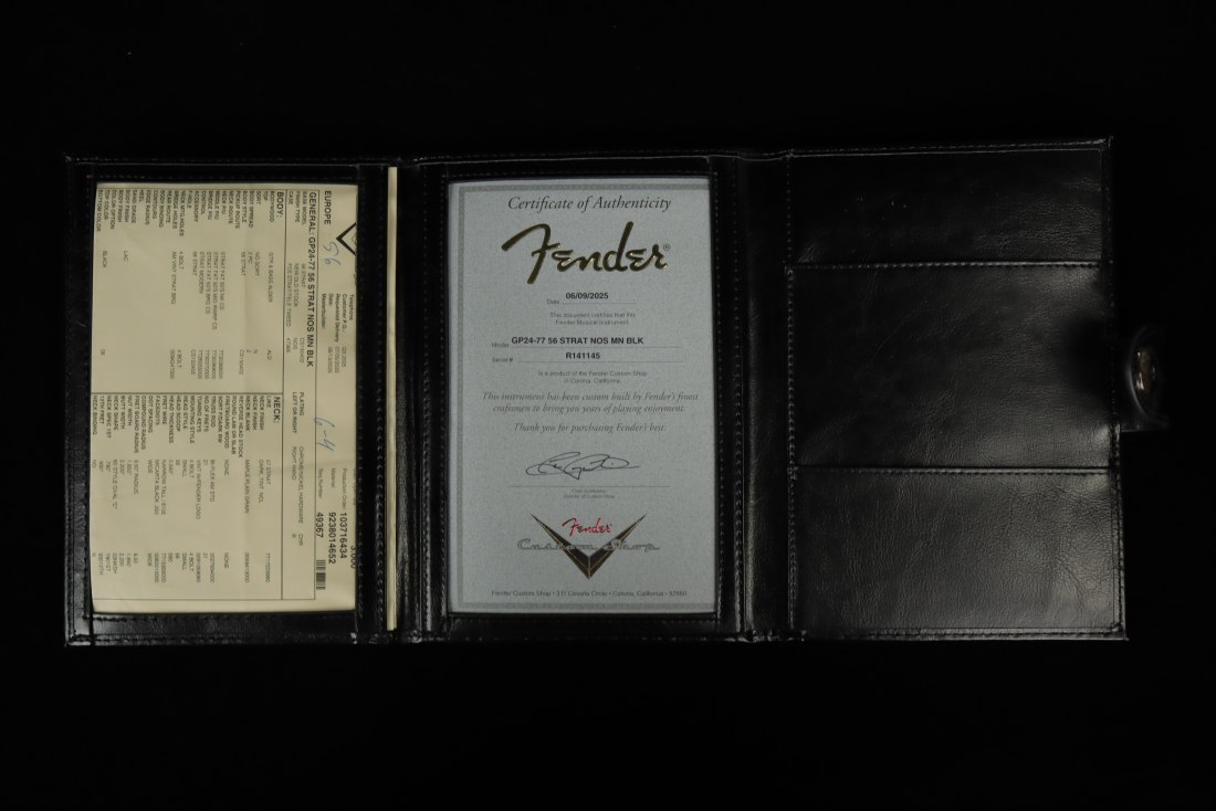 Fender Custom 1956 Stratocaster NOS - BLK