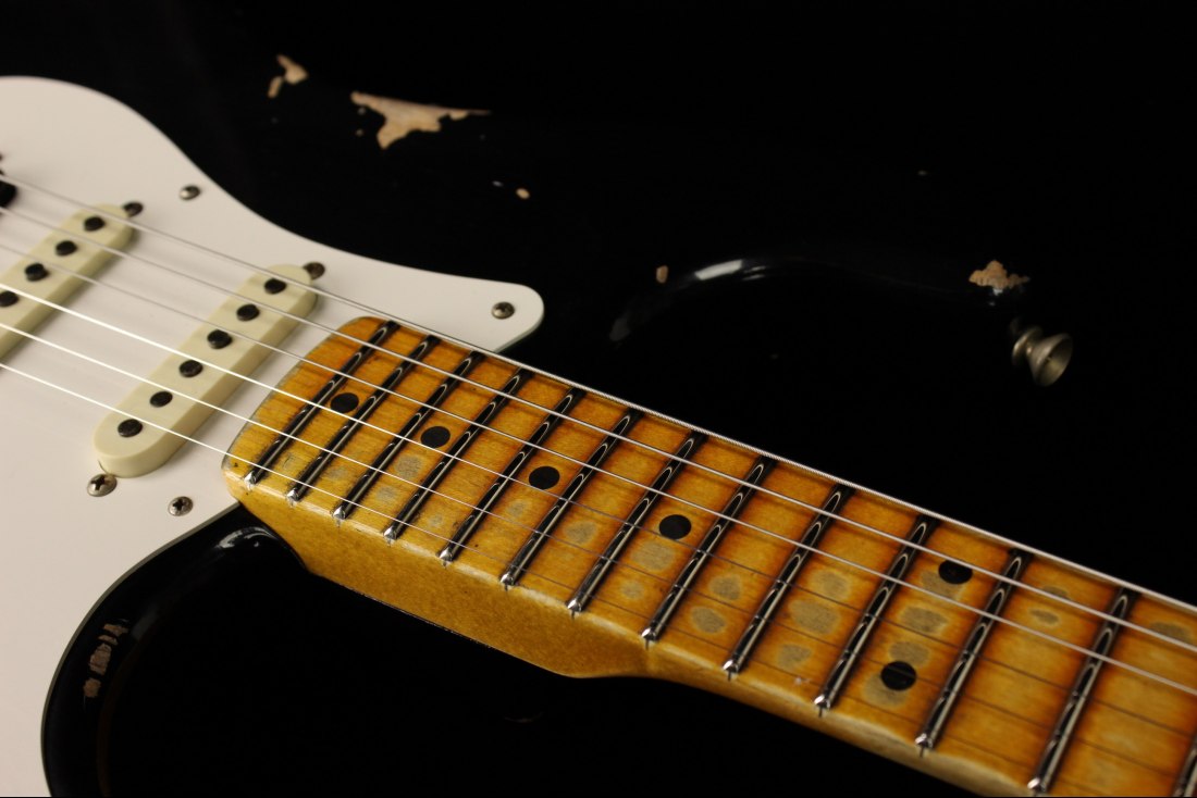 Fender Custom 1957 Stratocaster HSS Heavy Relic - ABLK