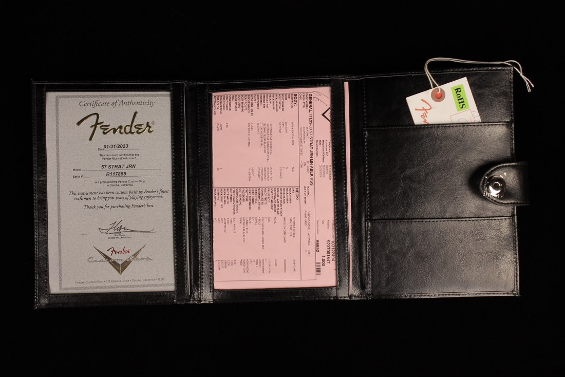 Fender Custom 1957 Stratocaster HSS Journeyman Relic - ABLK