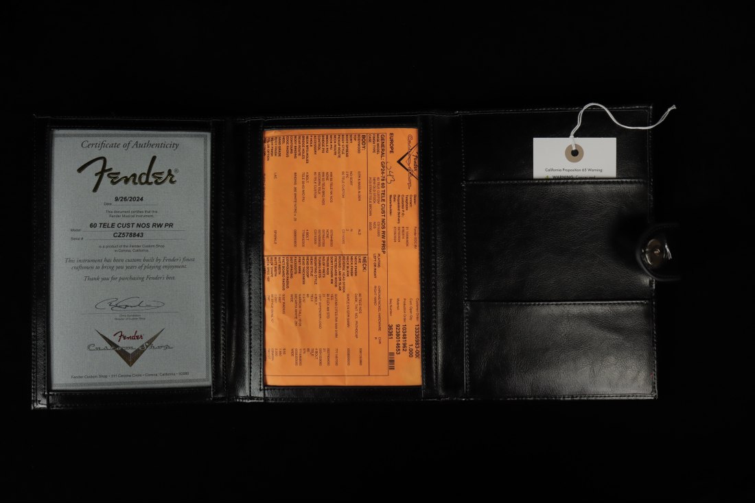 Fender Custom 1960 Telecaster Custom NOS - PRSPK