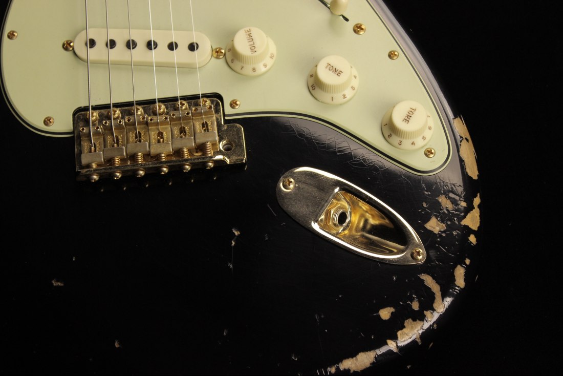 Fender Custom 1962 Stratocaster Heavy Relic - BLK