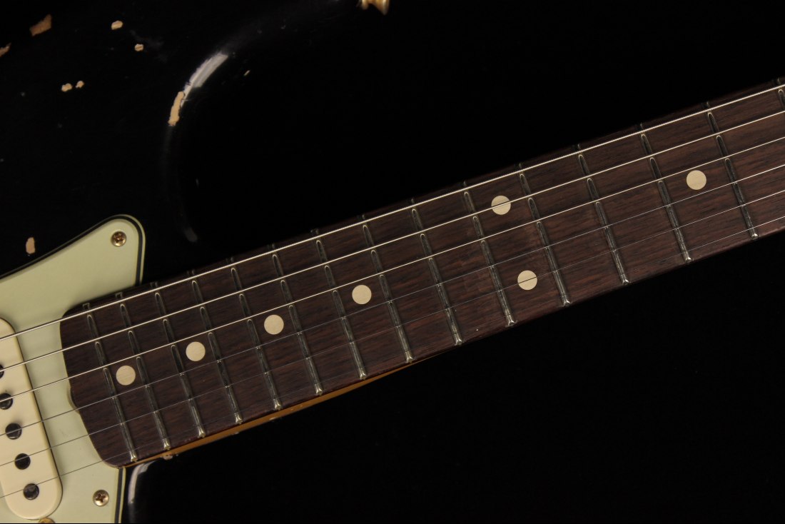 Fender Custom 1962 Stratocaster Heavy Relic - ABLK
