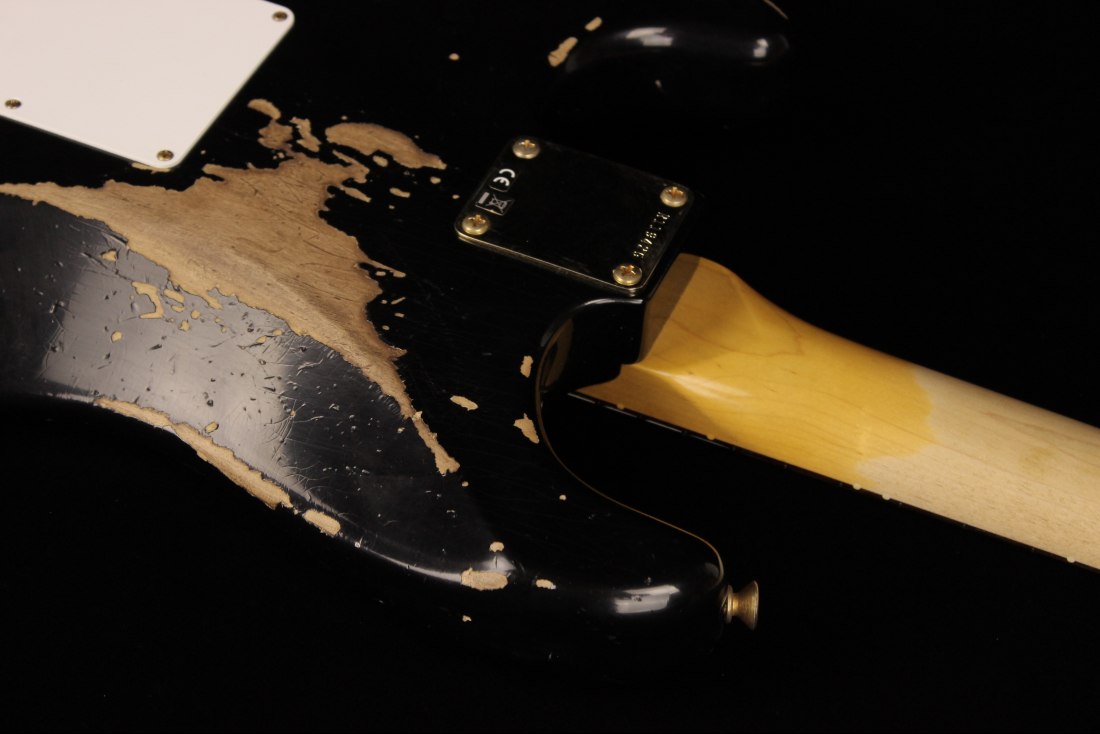 Fender Custom 1962 Stratocaster Heavy Relic - ABLK