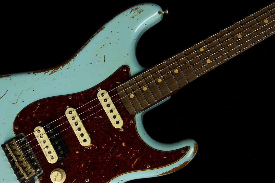 Fender Custom 1963 Stratocaster HSS Heavy Relic - DPB