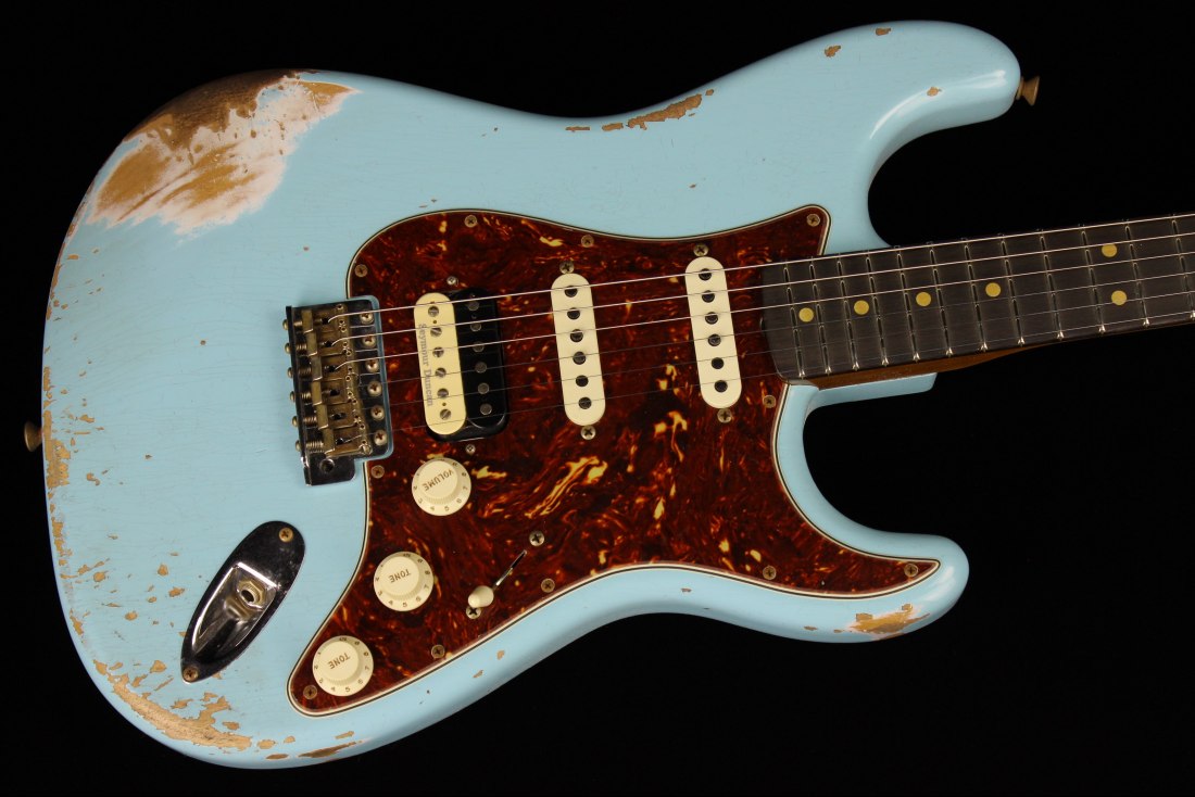 Fender Custom 1963 Stratocaster HSS Heavy Relic - DPB