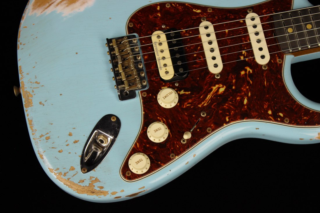 Fender Custom 1963 Stratocaster HSS Heavy Relic - DPB