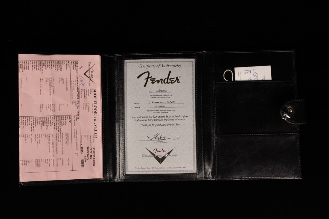 Fender Custom 1963 Stratocaster HSS Heavy Relic - DPB