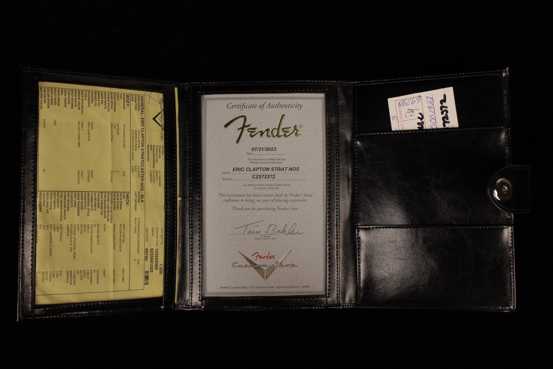 Fender Custom Eric Clapton Signature Stratocaster NOS - BK