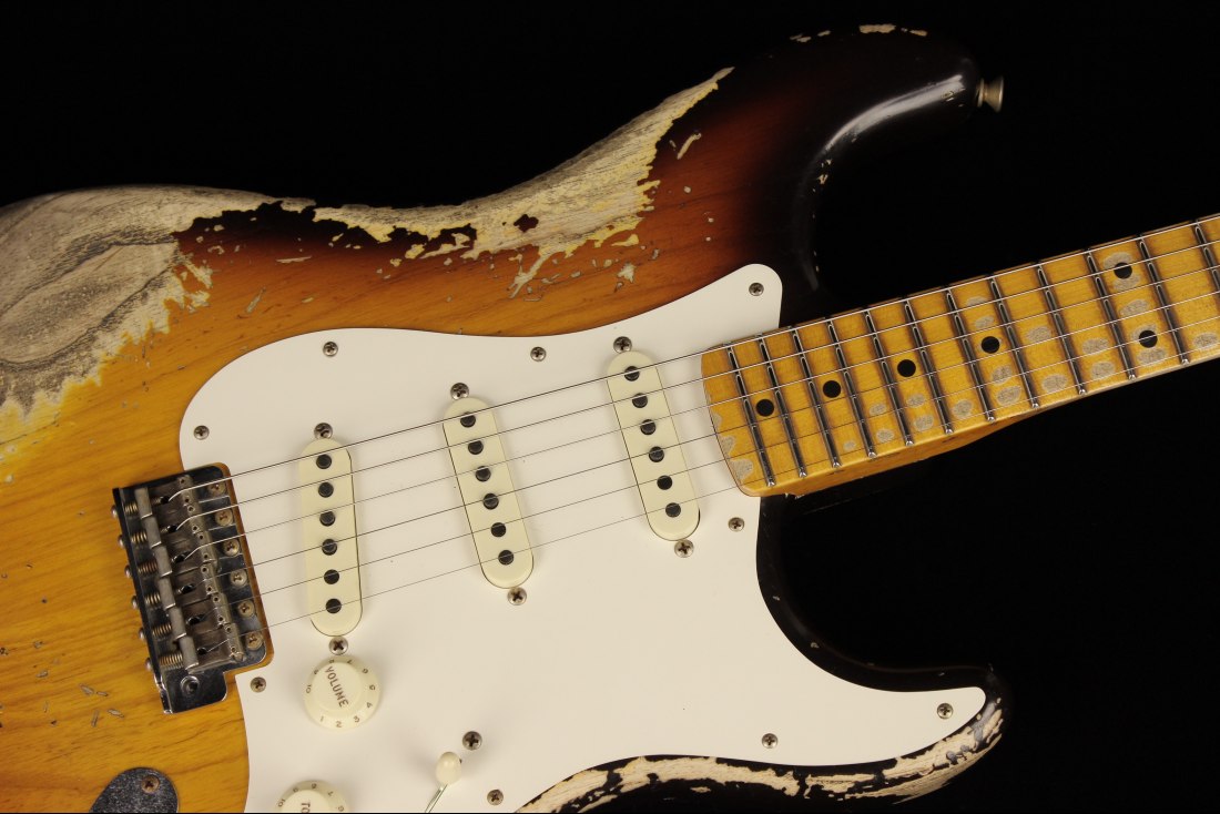 Fender Custom Limited Edition Red Hot Strat Super Heavy Relic - FC3CS