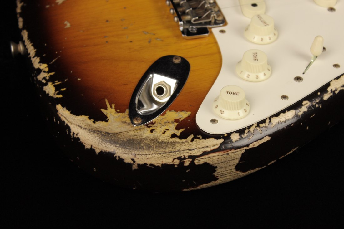 Fender Custom Limited Edition Red Hot Strat Super Heavy Relic - FC3CS